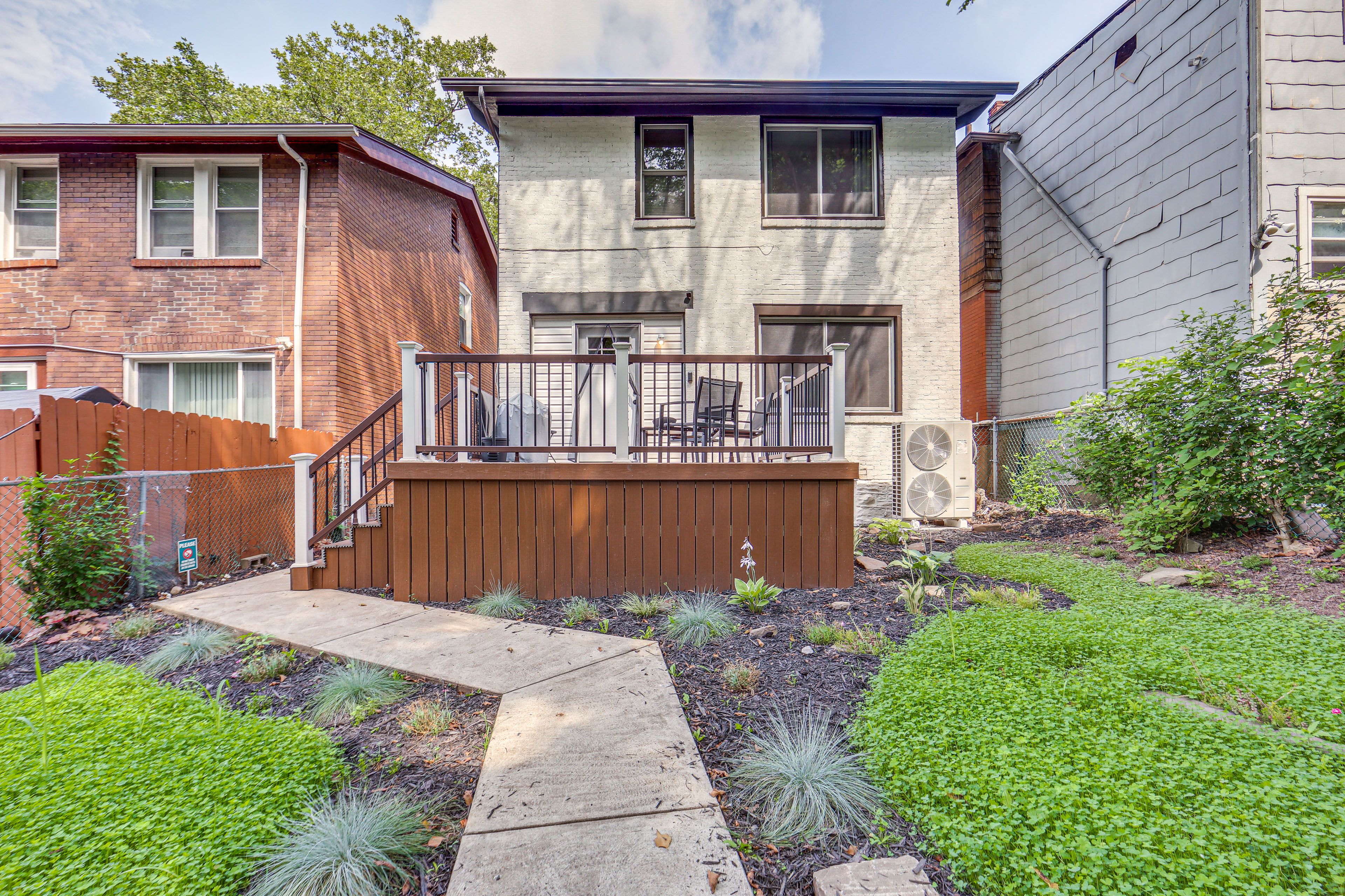 Property Exterior | Private Backyard | Charcoal Grill