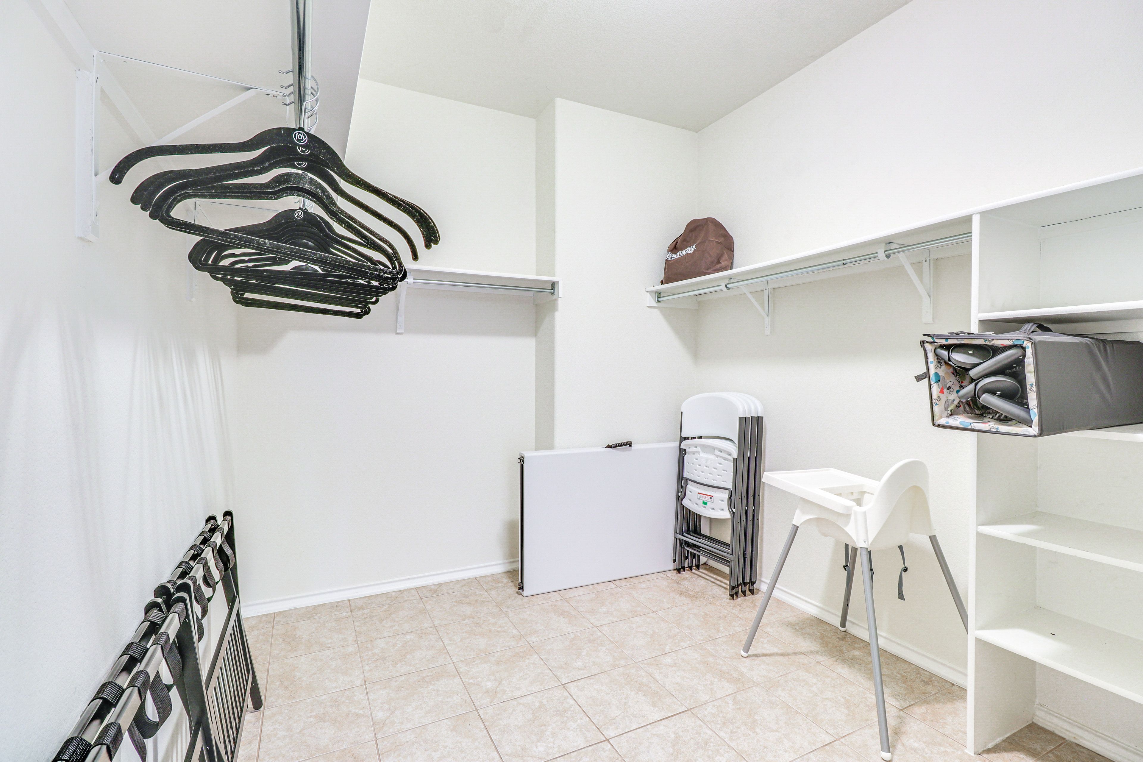 Walk-In Closet | 1st Floor | High Chair | Pack 'n Play