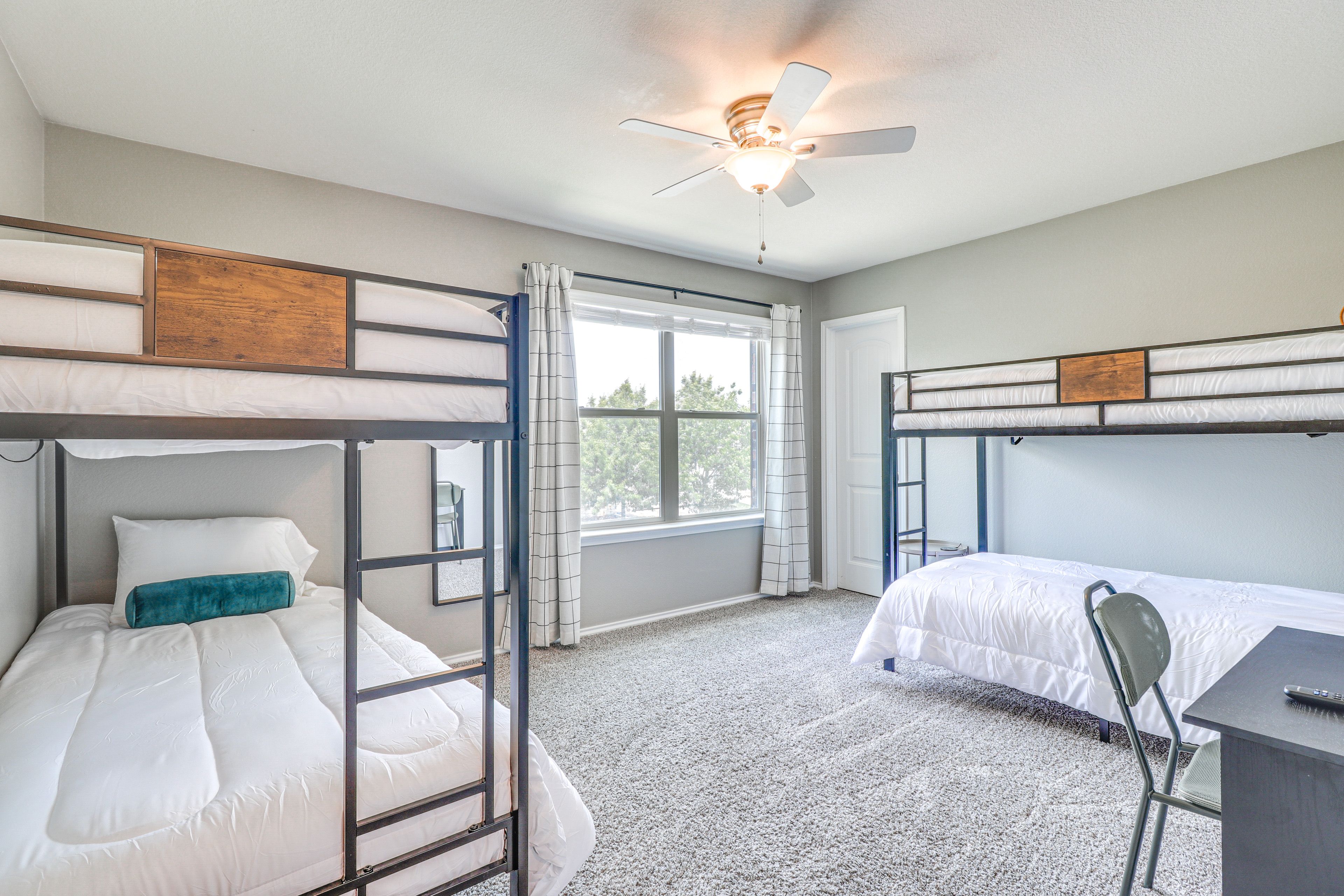 Bedroom 4 | 2nd Floor | 2 Twin Bunk Beds | Smart TV