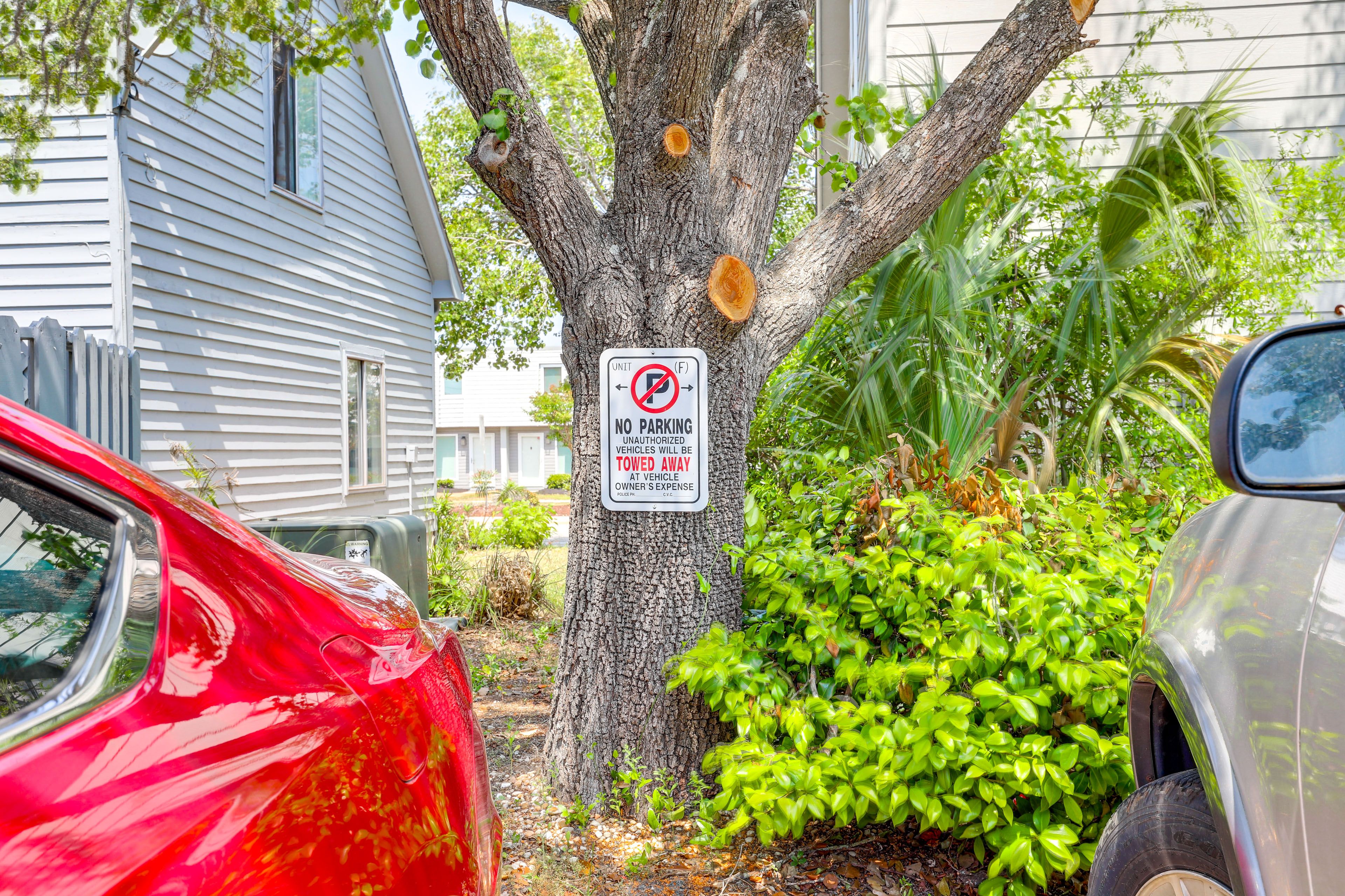 Reserved Parking Area