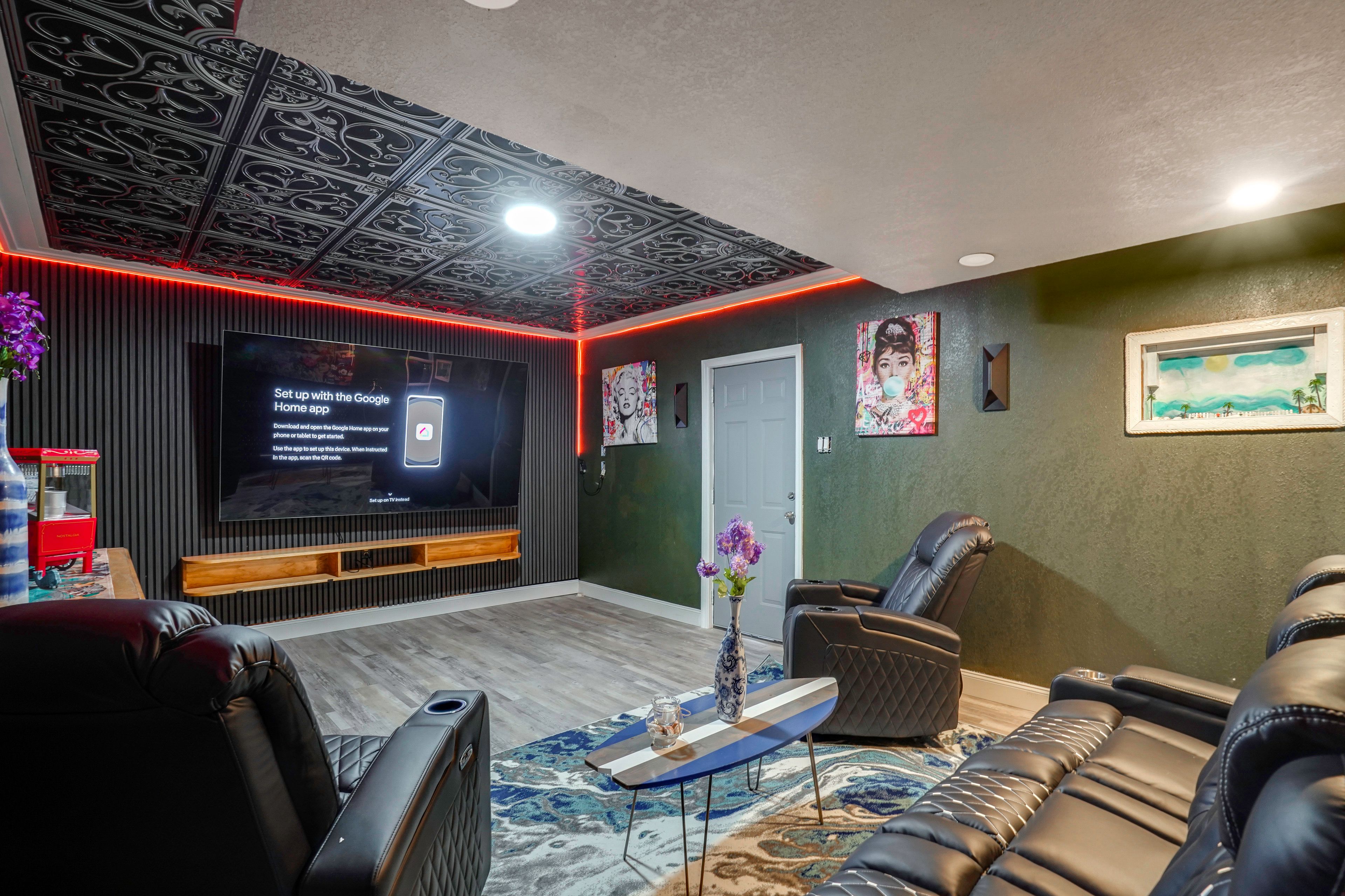 Garage Movie Room