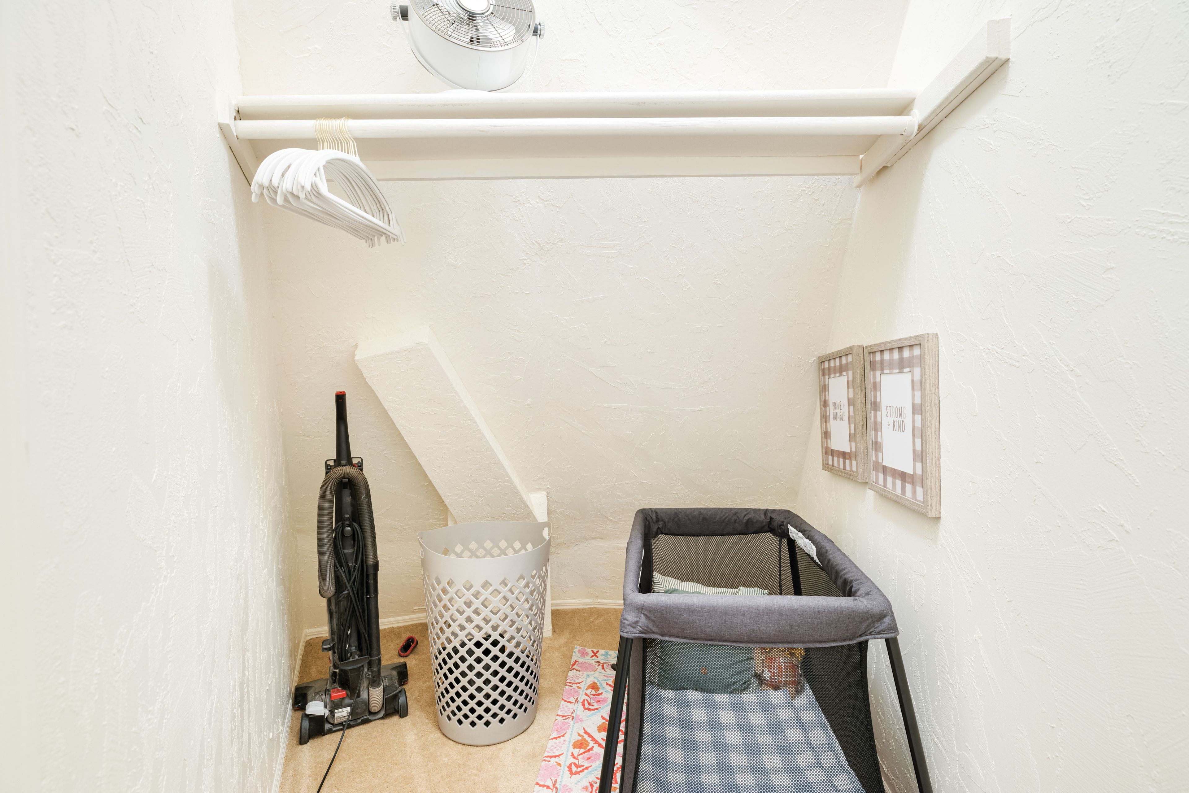 Storage Closet | Portable Crib | 2 Twin Cots | Children's Rollaway Bed