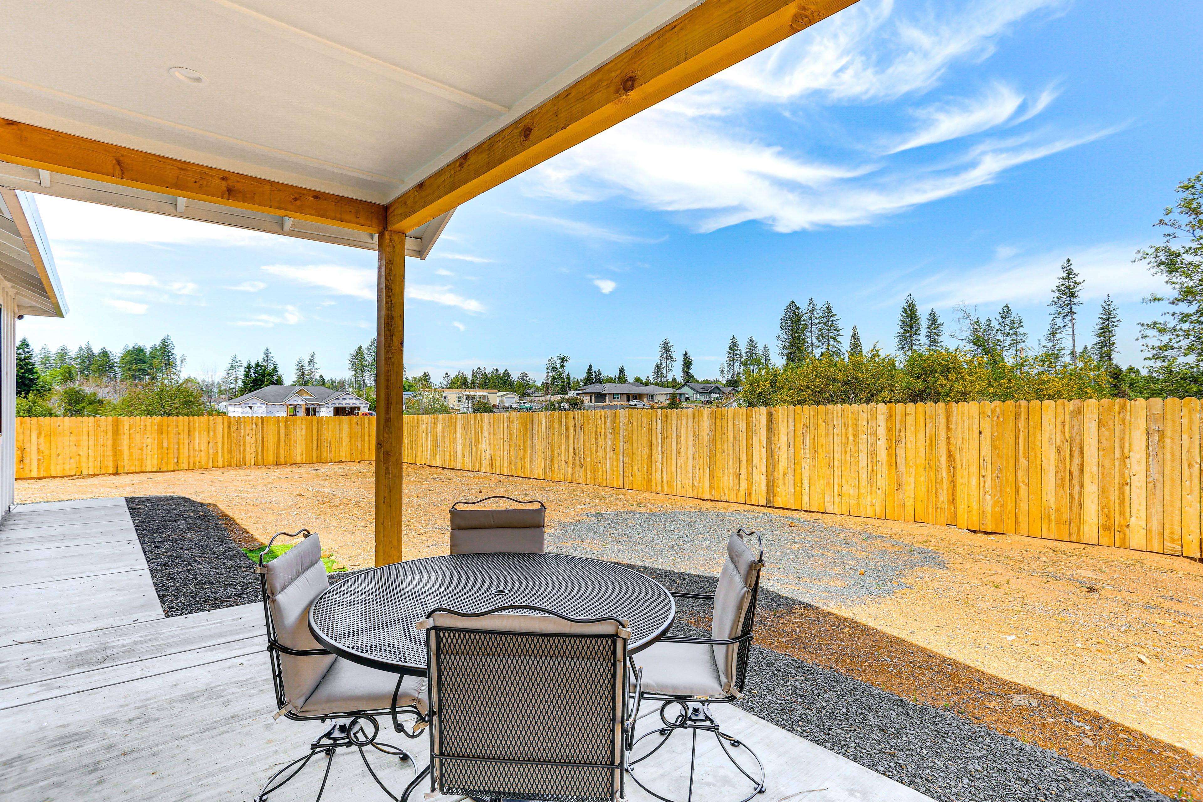 Back Patio | Fenced-In Yard