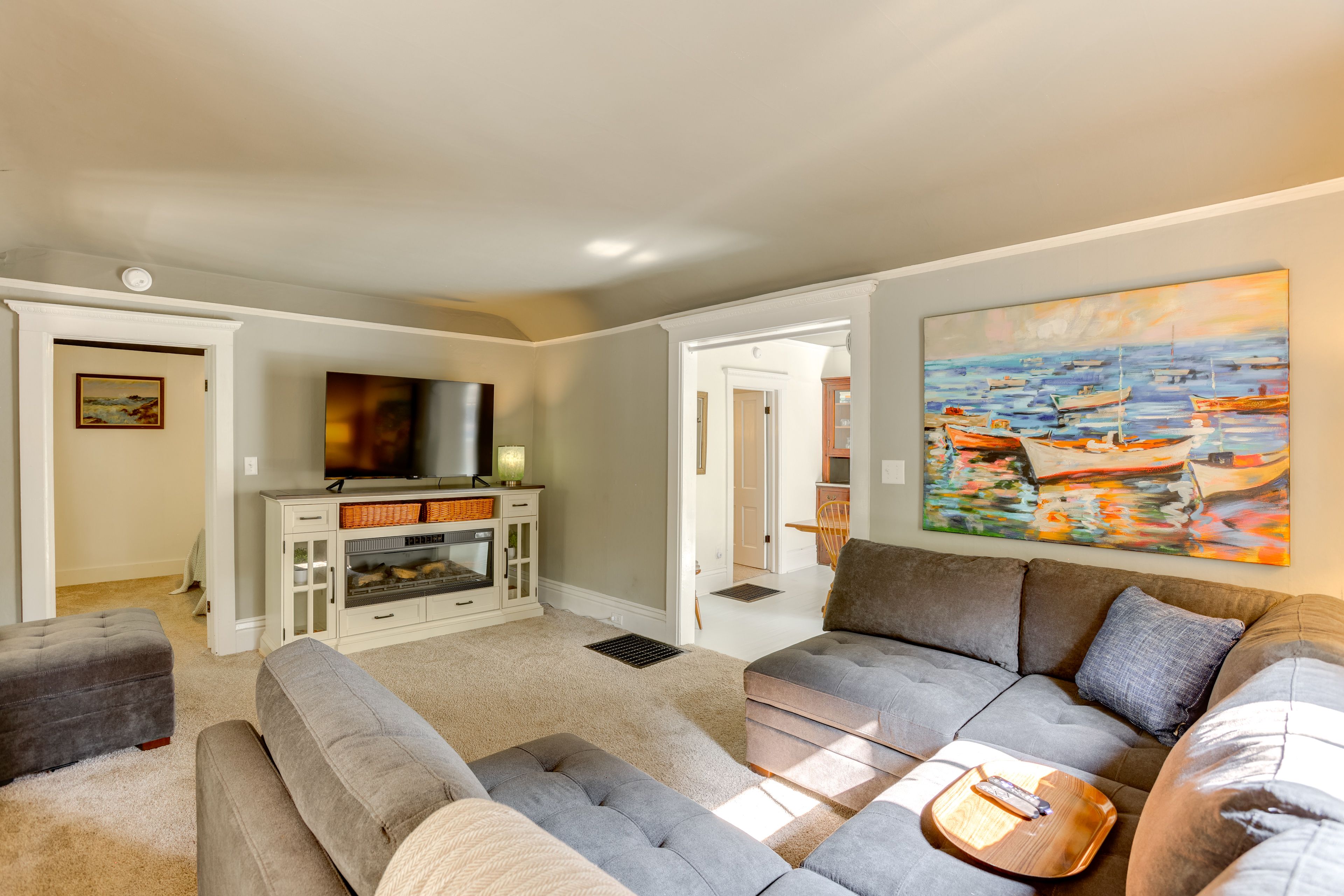 Frankfort Vacation Rental | 2BR | 1BA | Steps Required | 1,100 Sq Ft