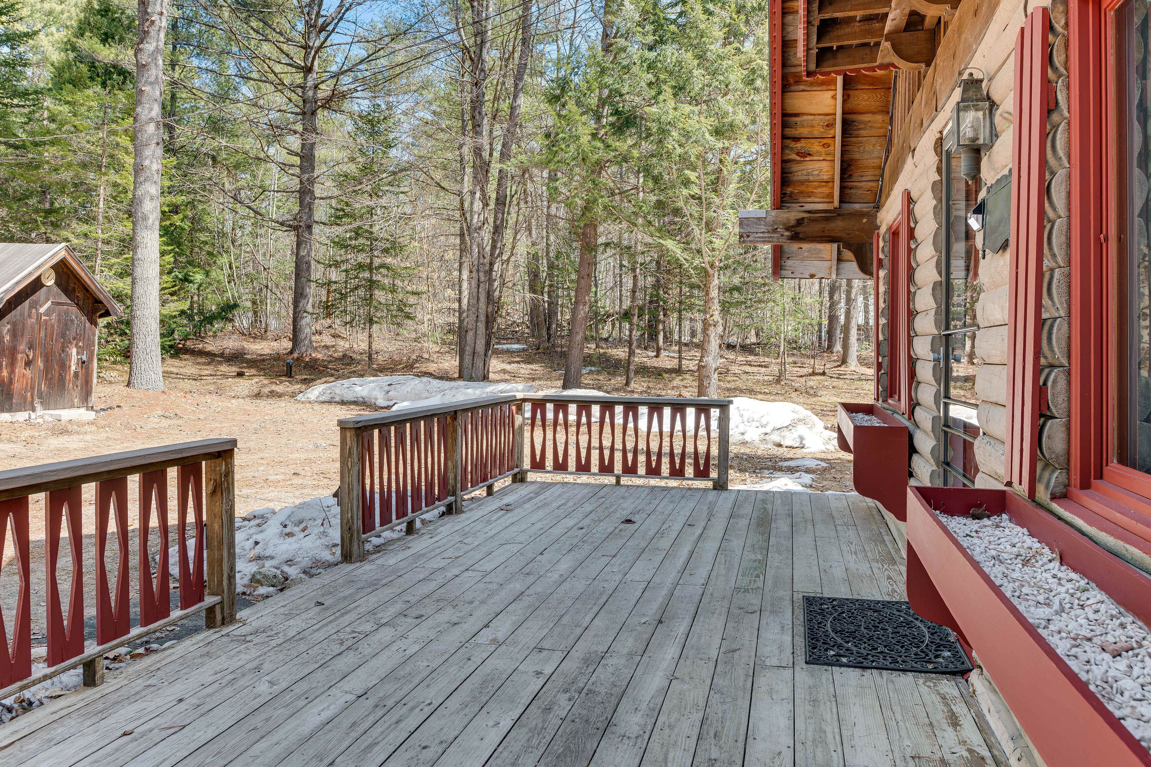 Private Deck | Scenic Forest Views