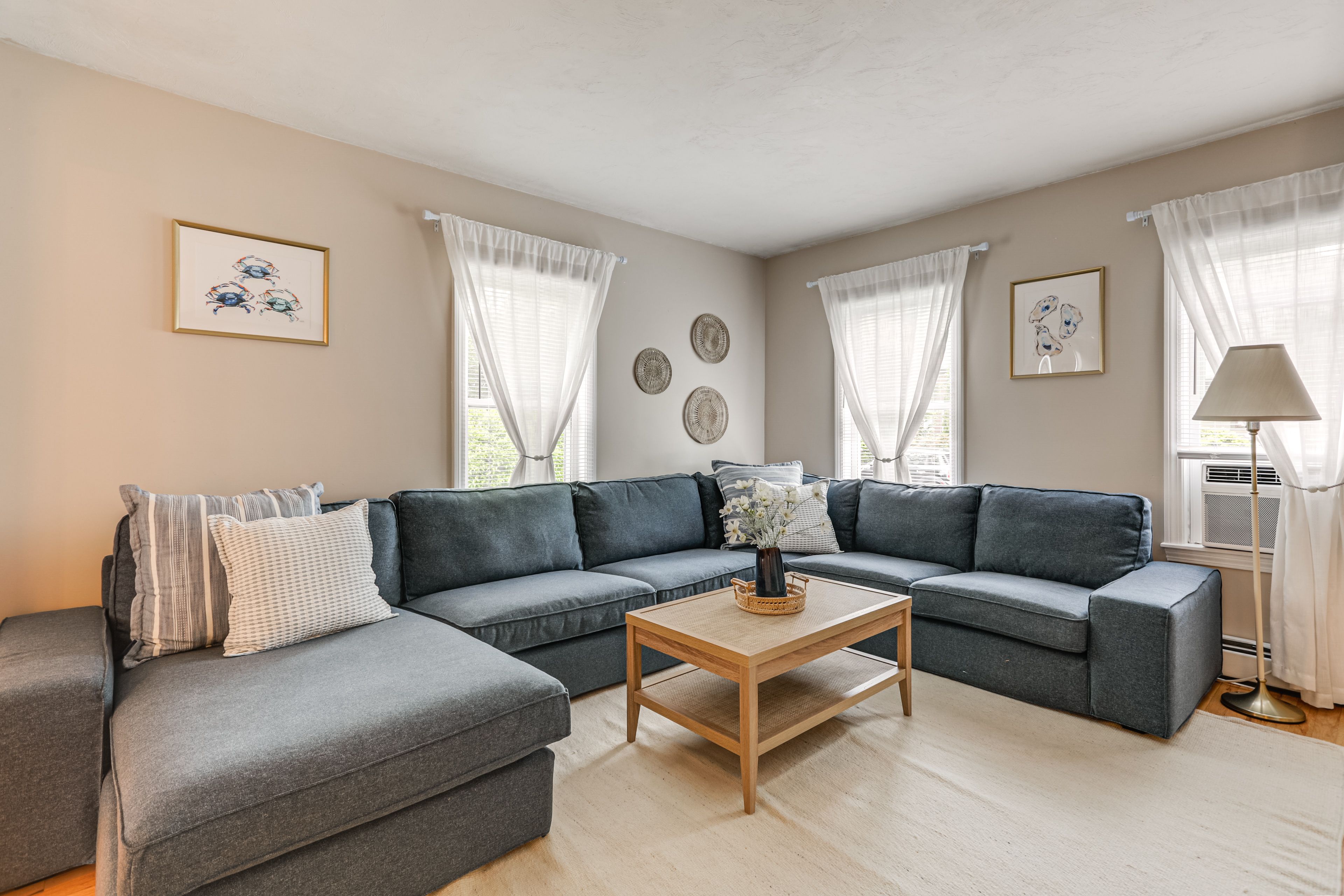 Living Room | 1st Floor | Baseboard Heating | Free WiFi
