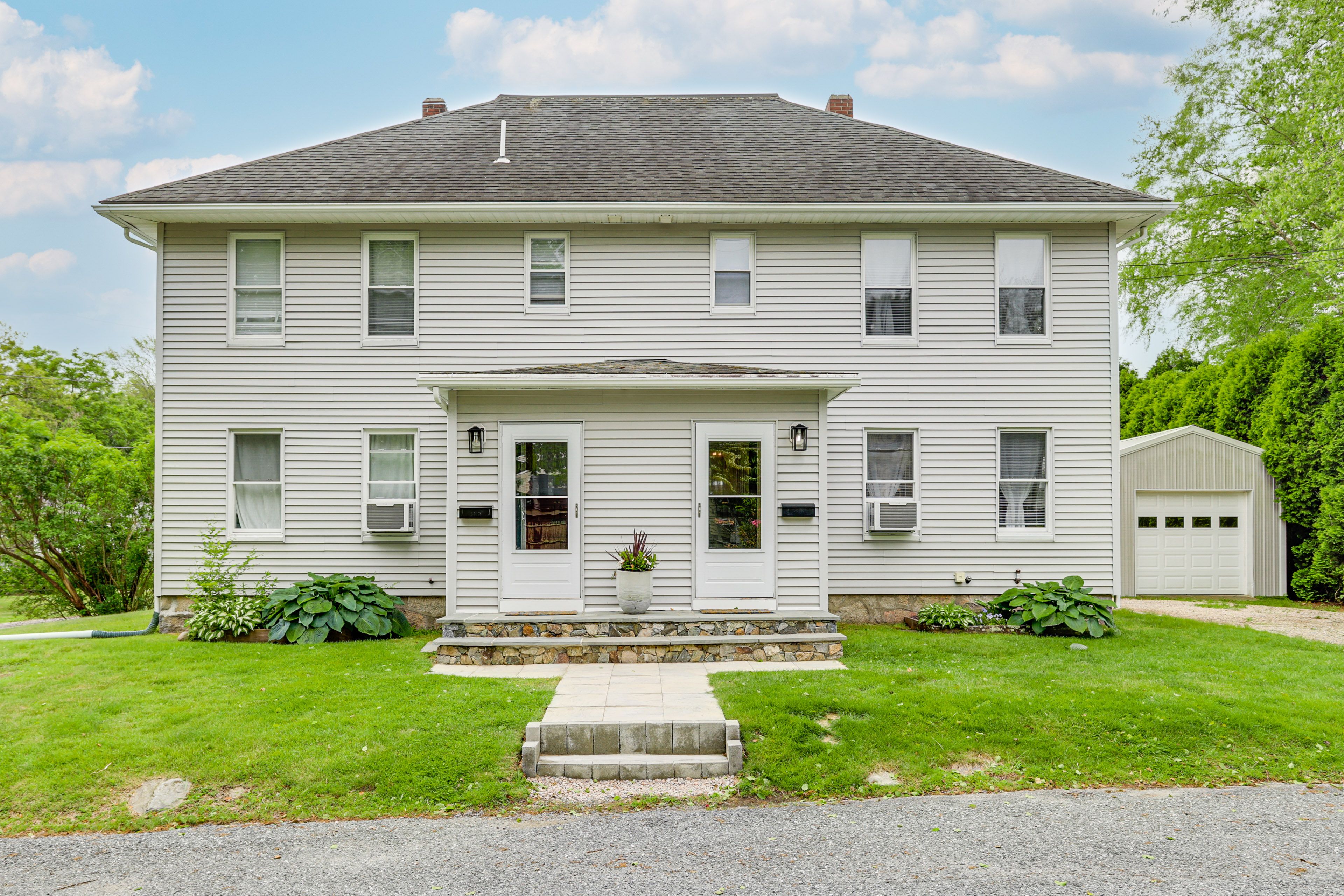 Property Exterior | 2-Story Duplex | Keyless Entry