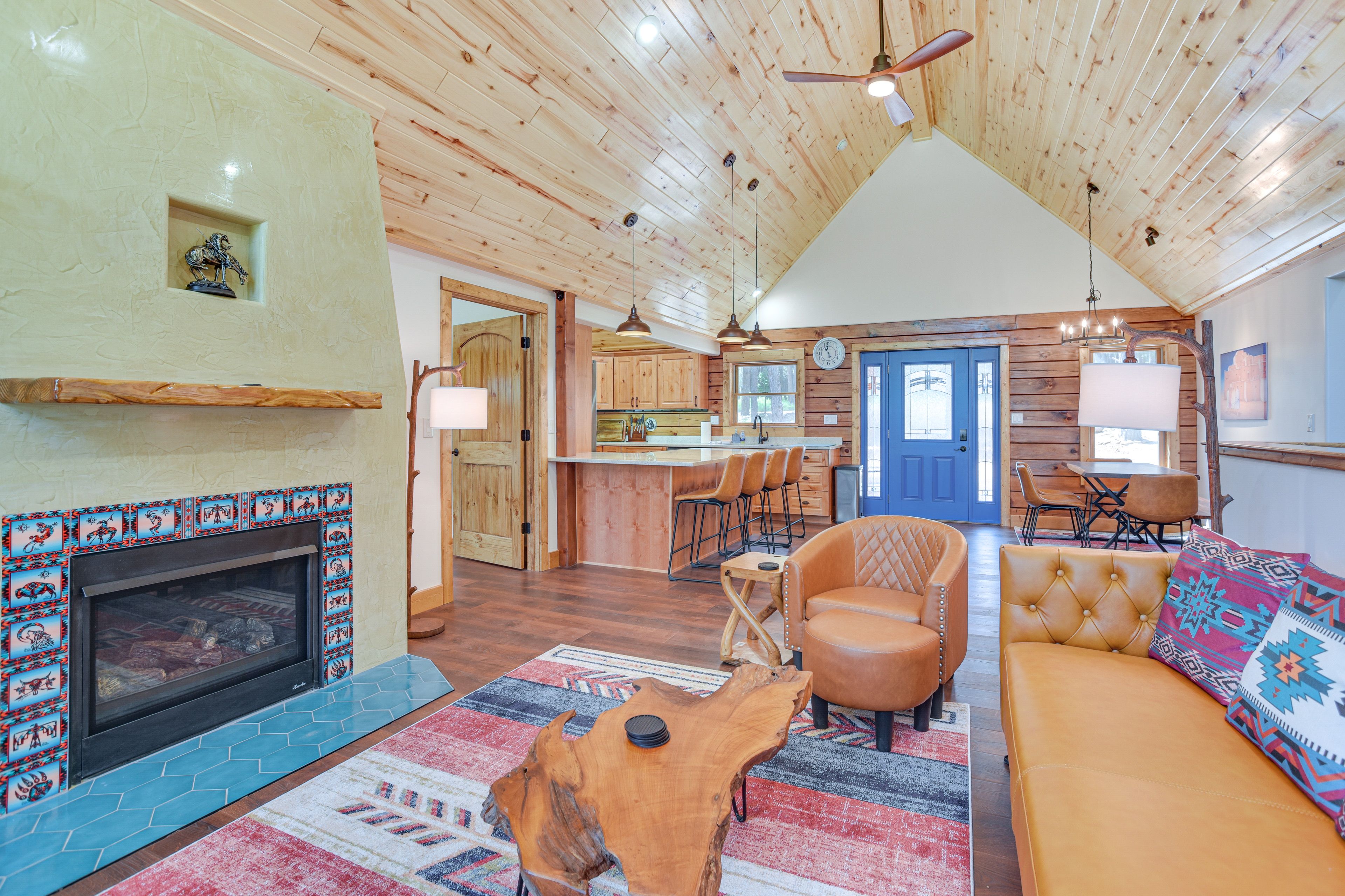 Living Room | Gas Fireplace | Smart TV | 1st Floor