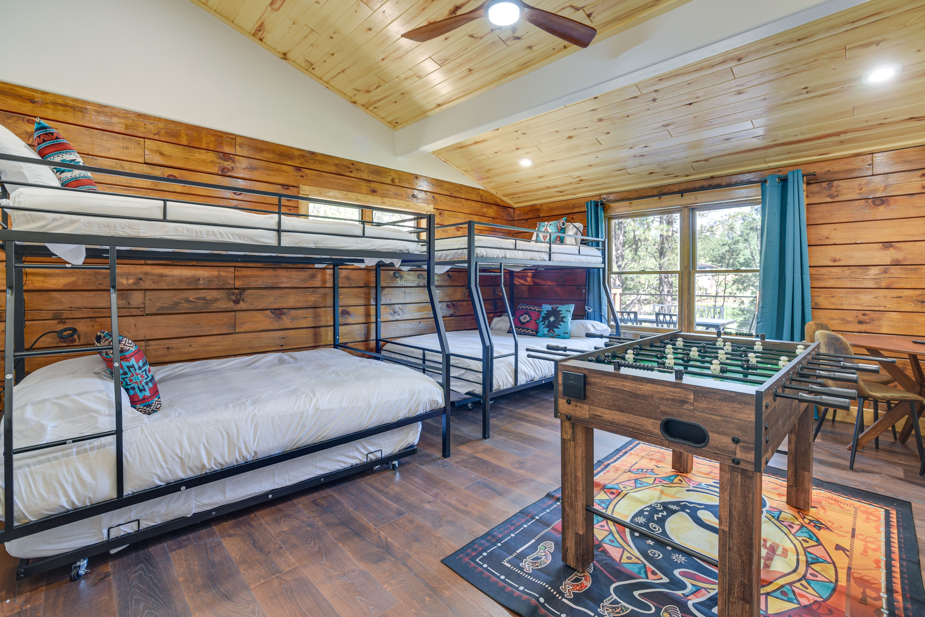 Bedroom 4 | 2 Full/Queen Bunk Beds | Twin Trundle | Lower Level