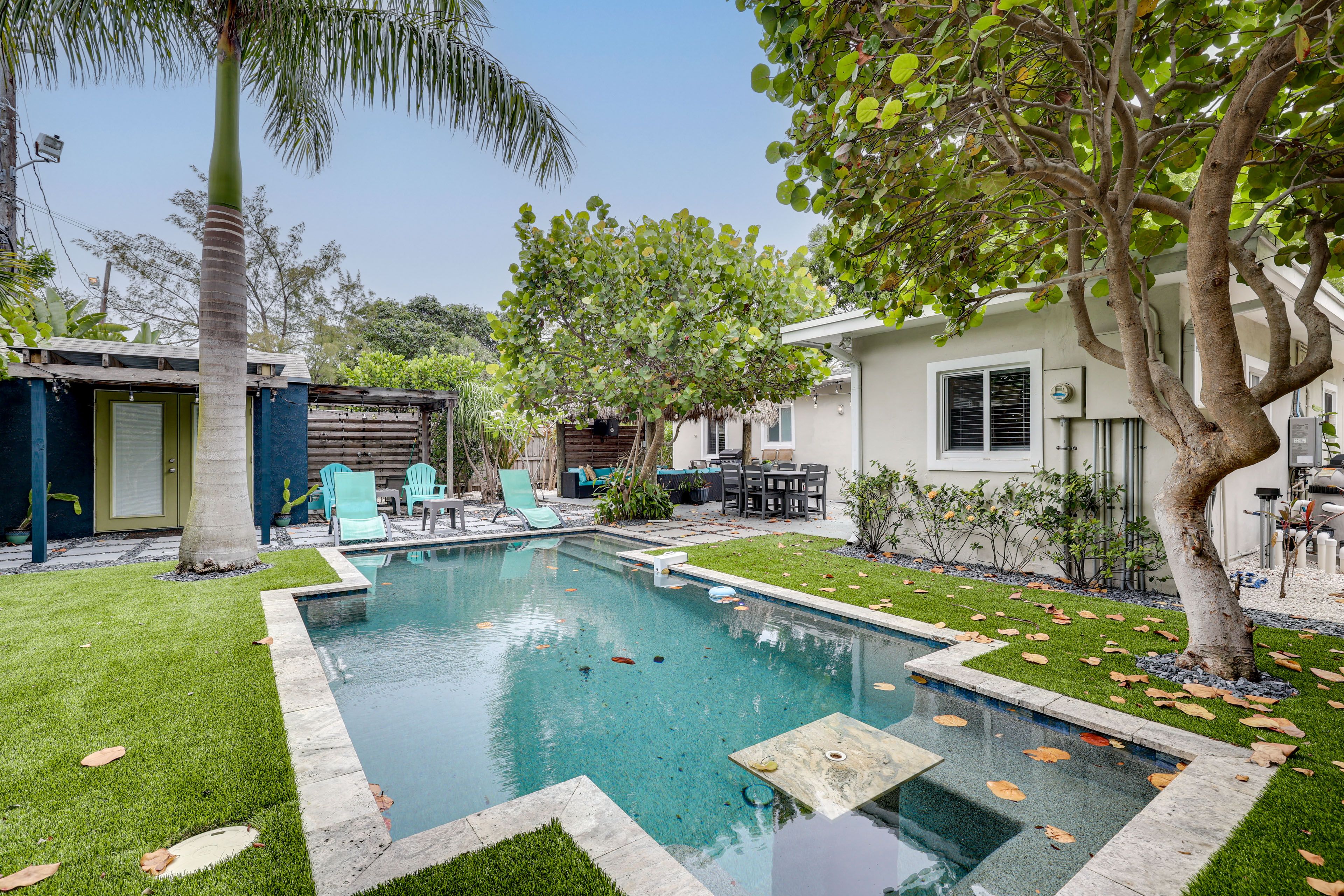 Pompano Beach Vacation Rental | 3BR | 2BA | 1 Step to Enter | 1,150 Sq Ft