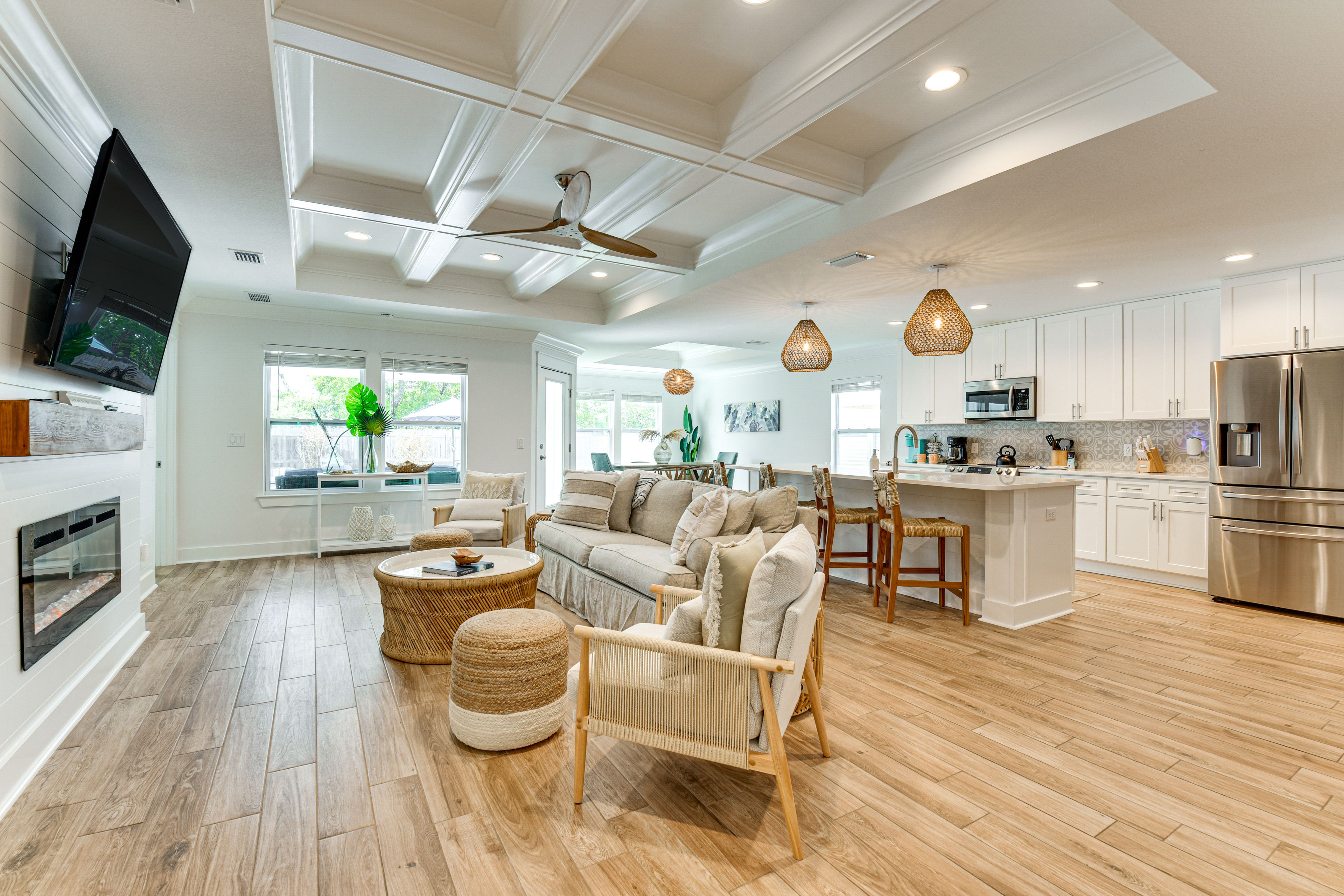 Property Interior | Single-Story Home | Free WiFi | Central A/C & Heating
