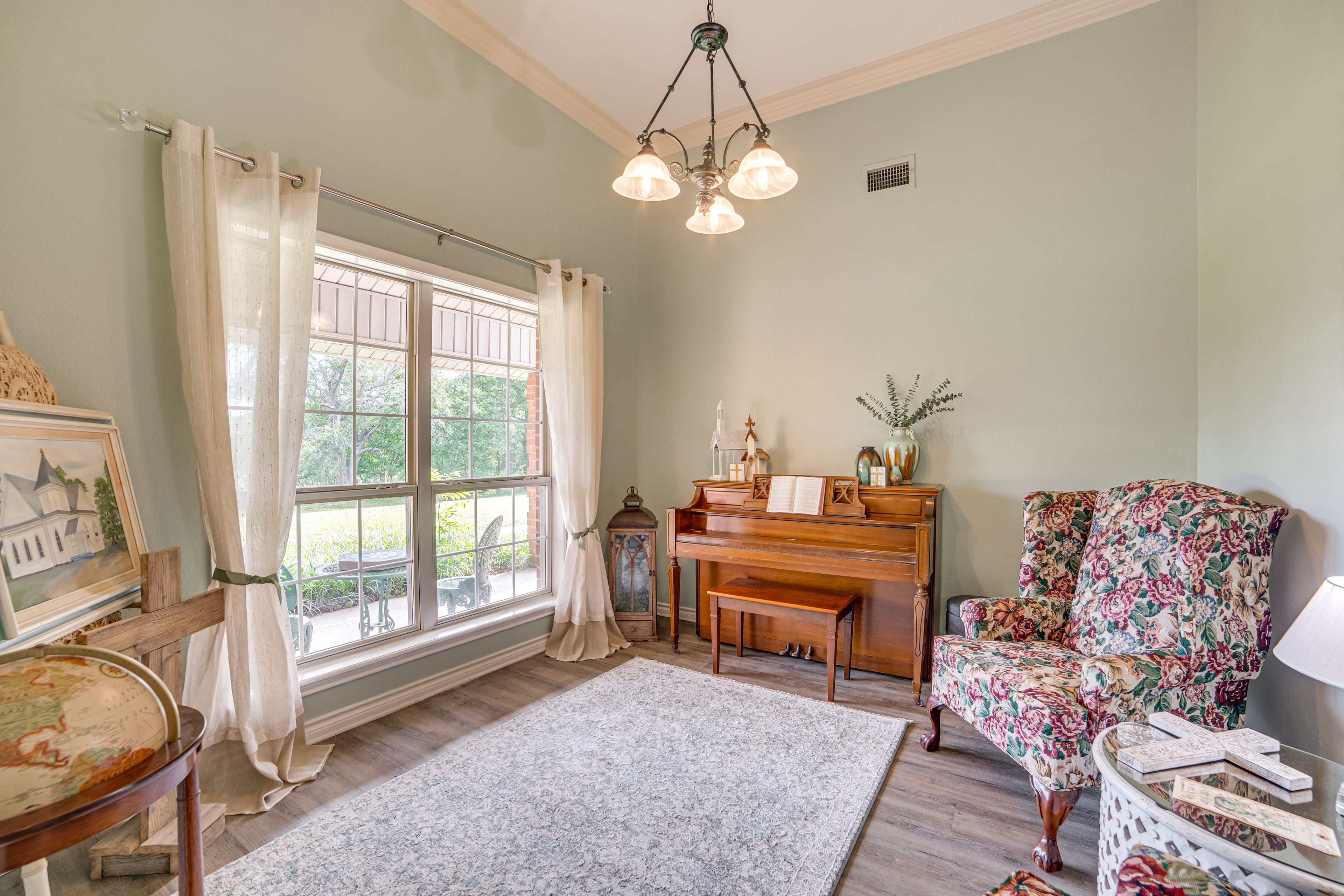Sitting Room | 1st Floor | Electric Heating | Piano