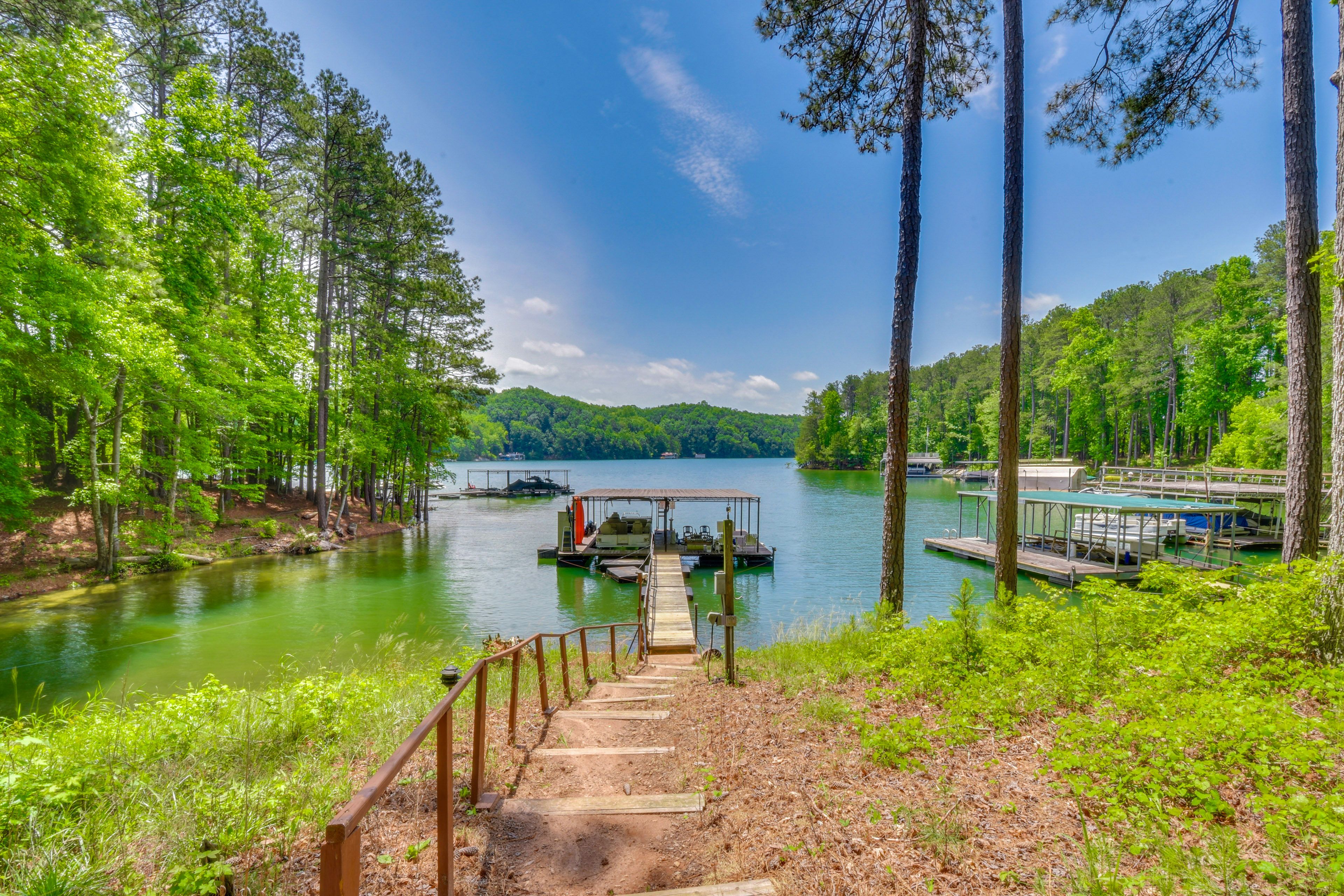 Lake Lanier Access | Private Boat Dock w/ Slip
