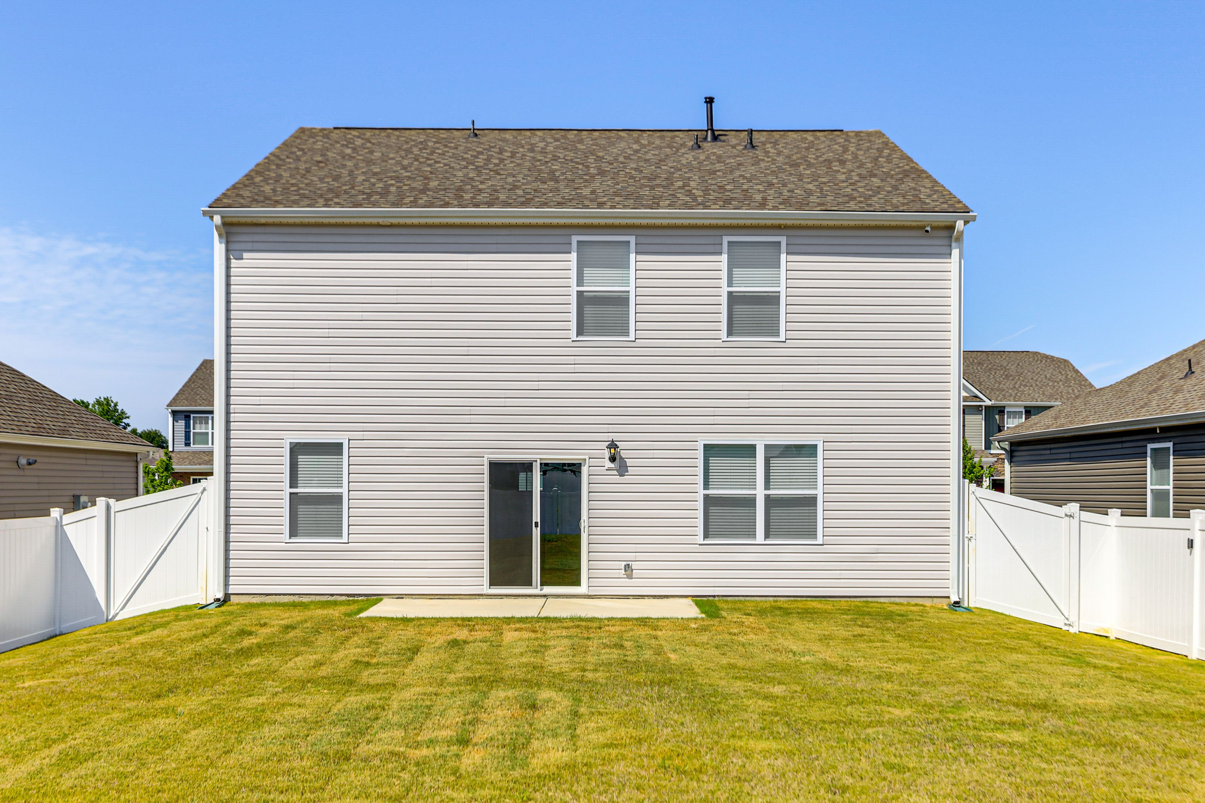 Back Exterior | Fenced Backyard
