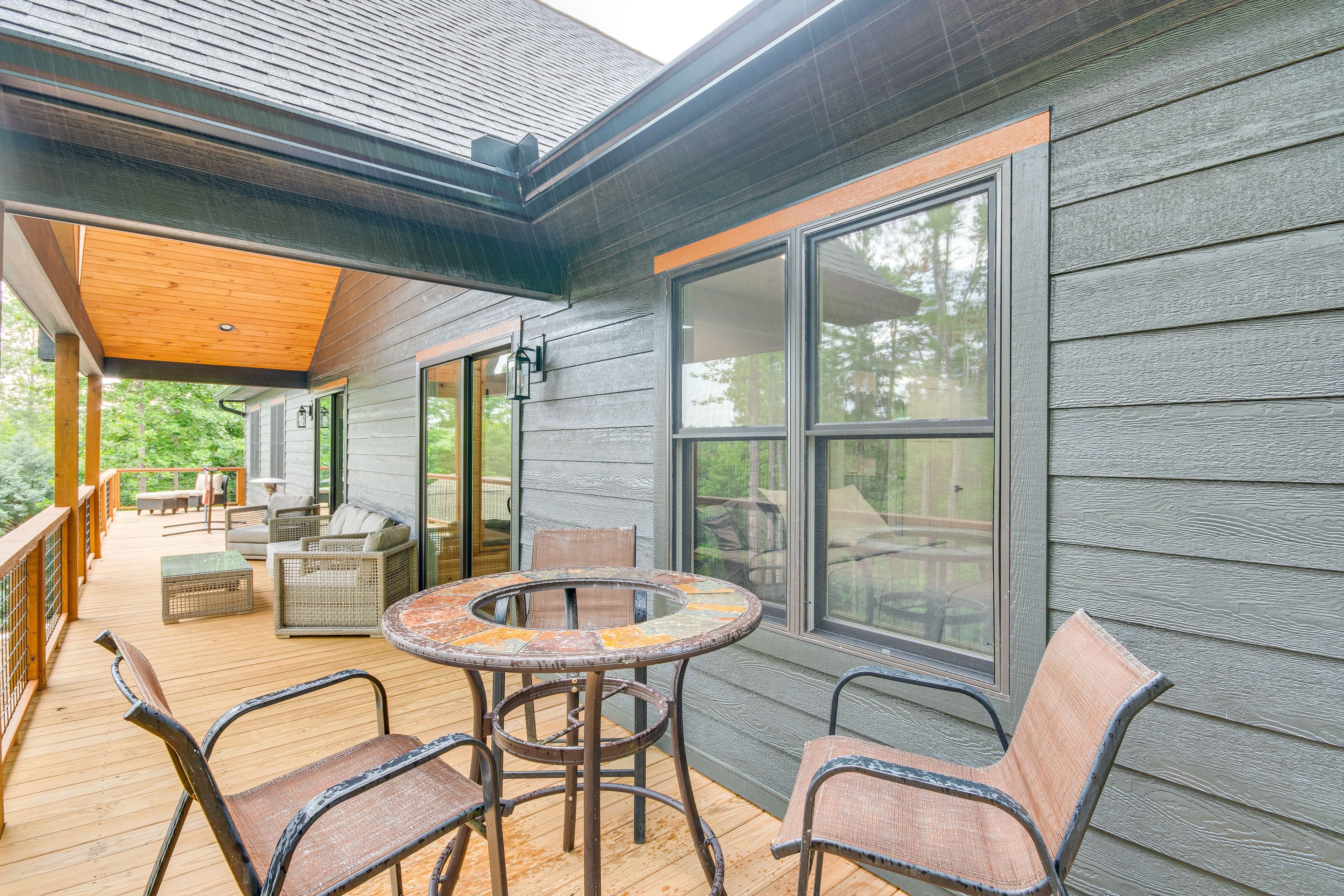 Spacious Deck | Lake Views