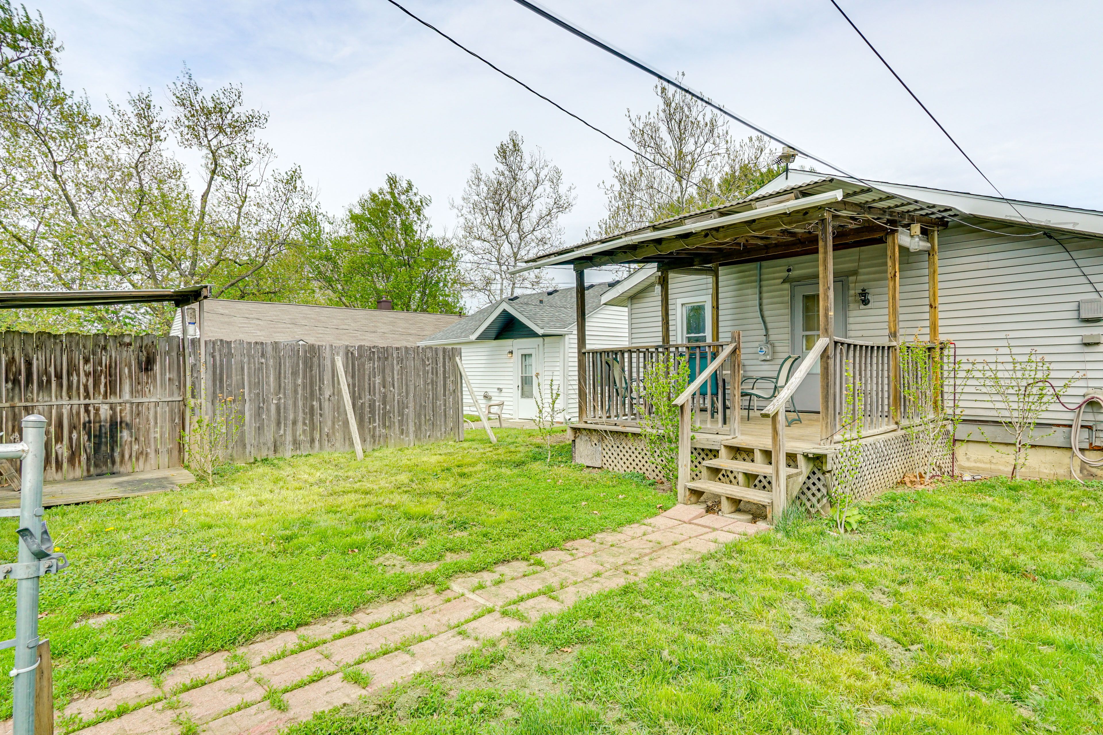 House Exterior | Fenced Backyard