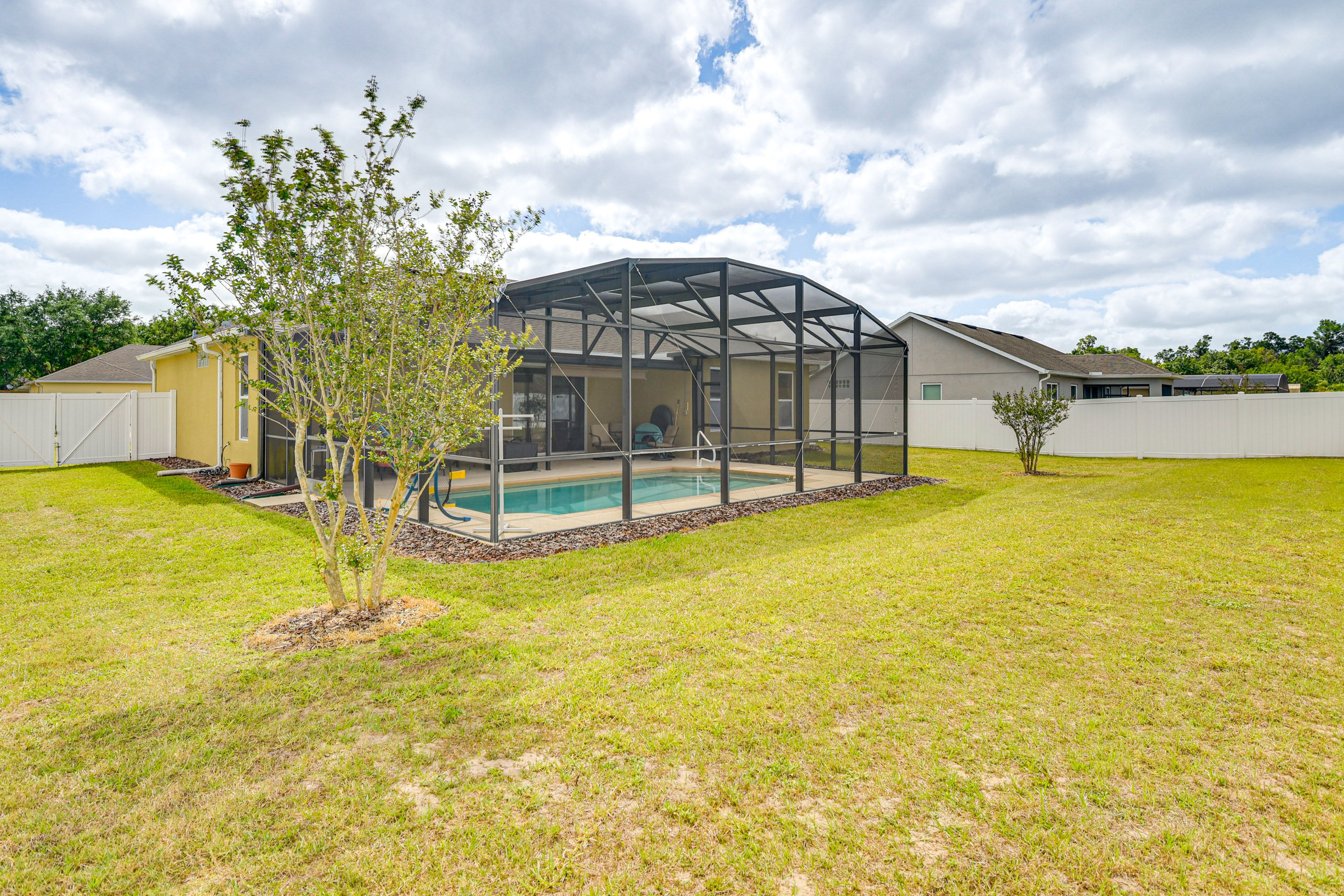 Private Backyard Area