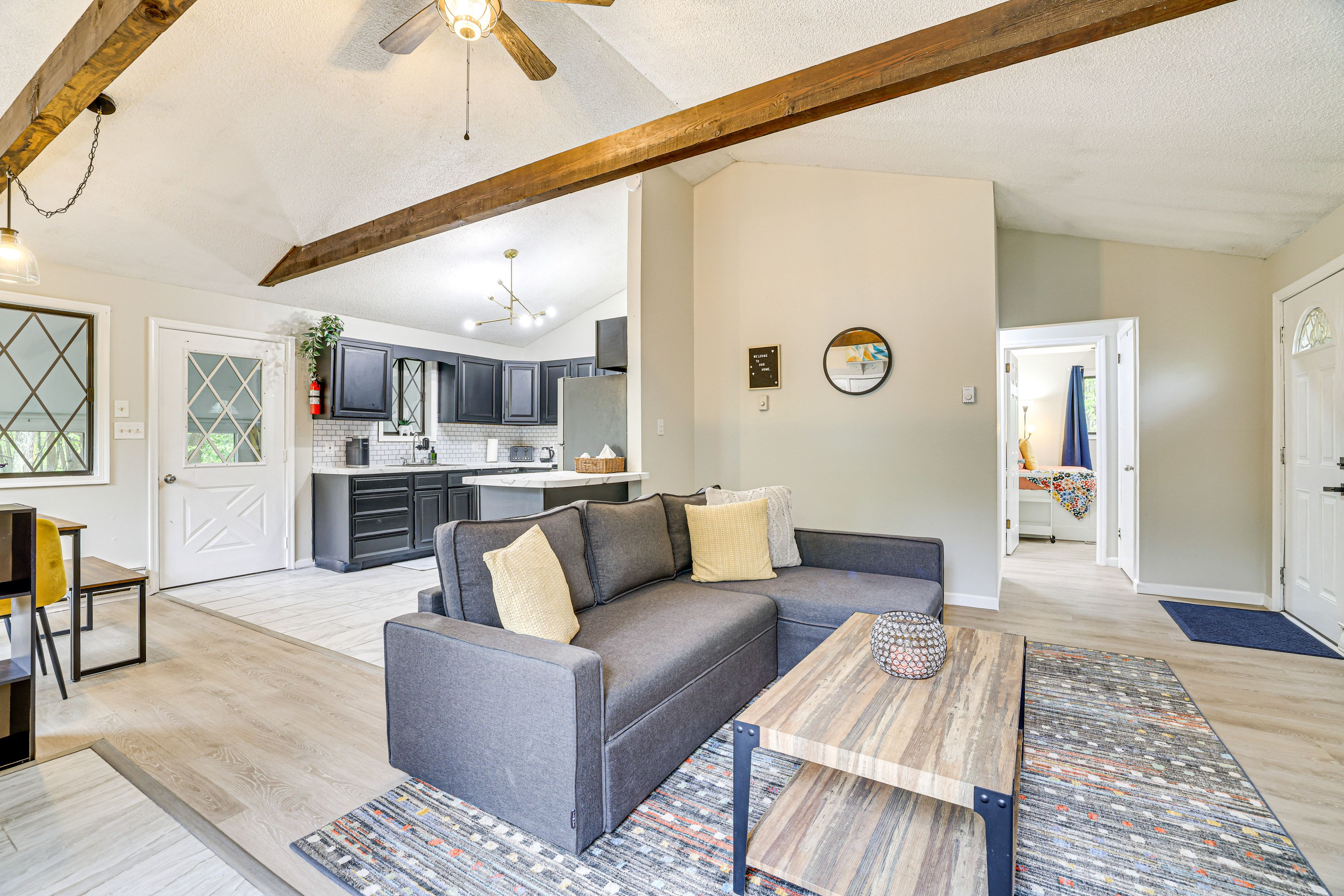 Living Room | Wood-Burning Stove | Free WiFi | Smart TV | Full Sleeper Sofa