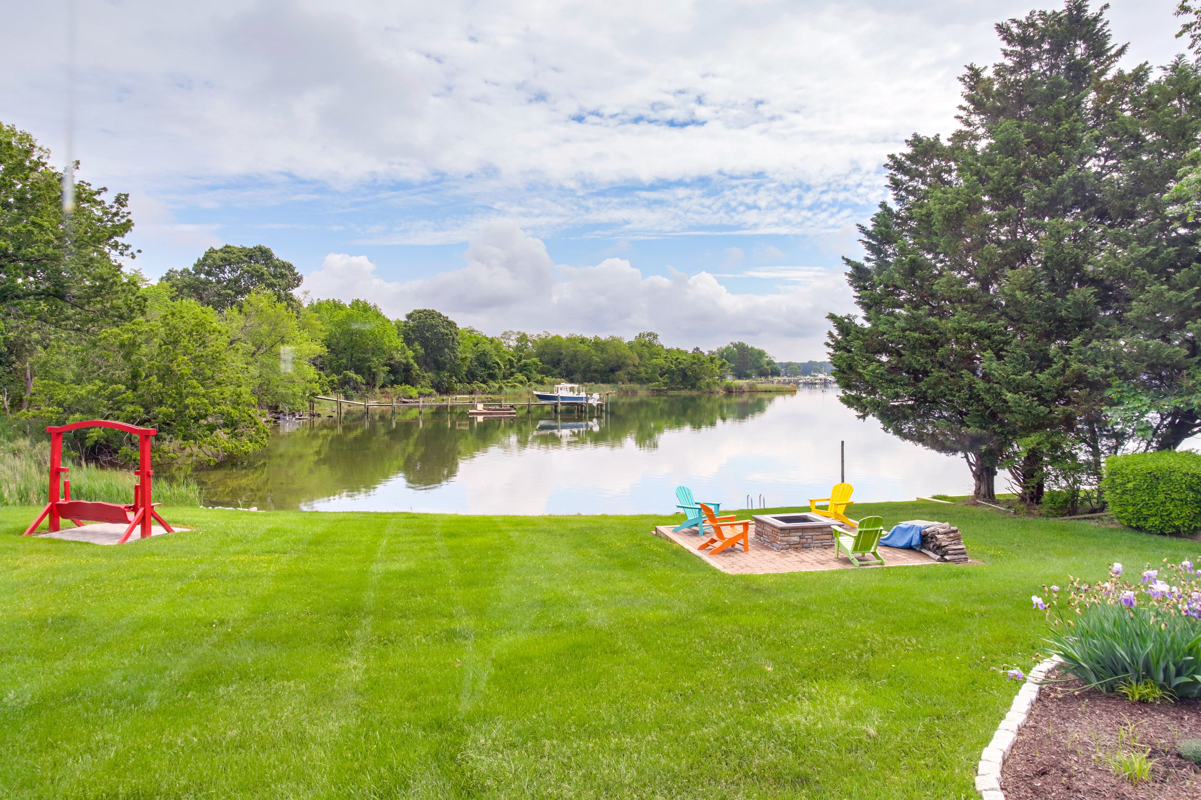 Yard w/ Waterfront Views