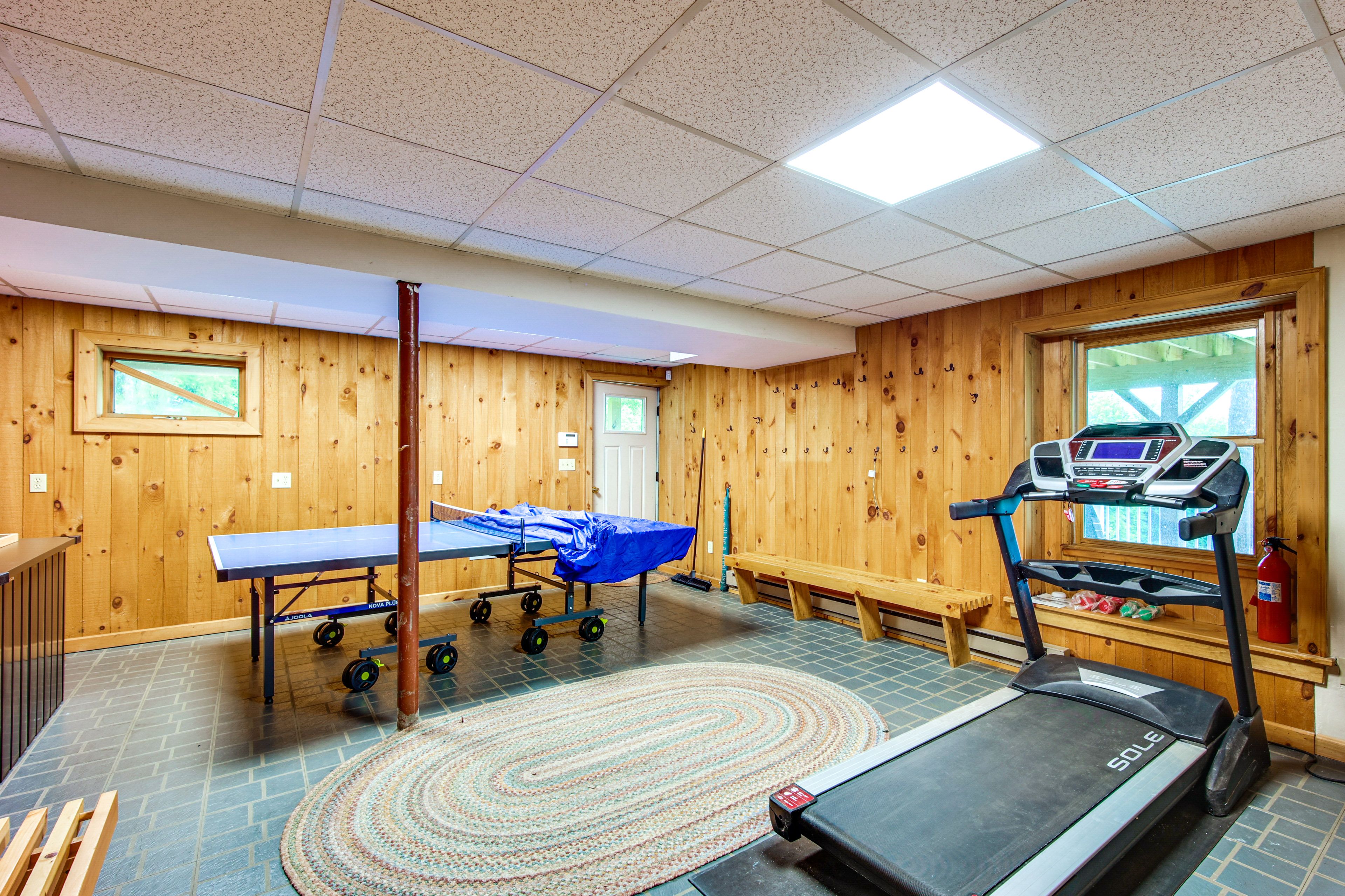 Game Room/Gym | Lower Level | Ping-Pong Table | Treadmill