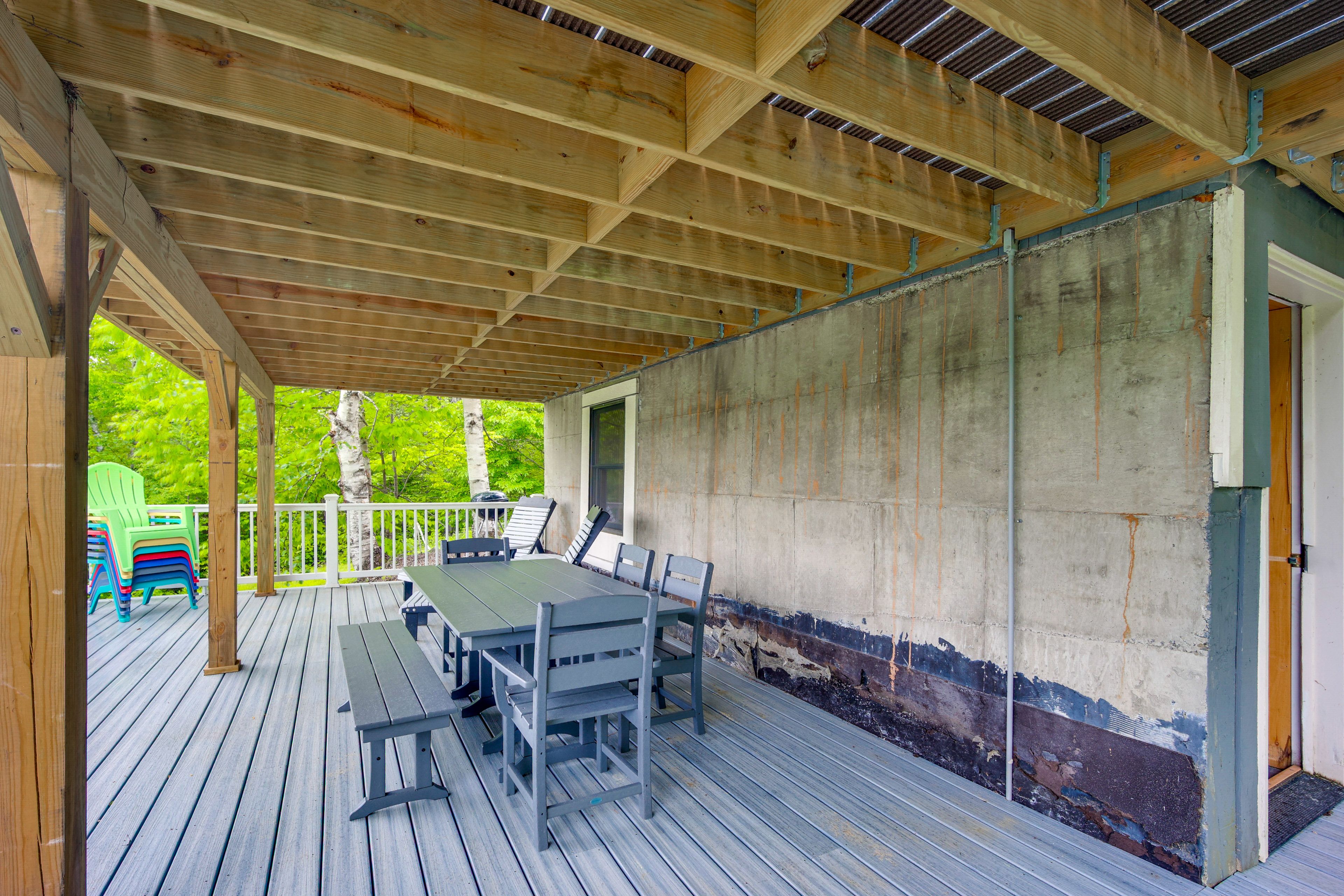 Covered Deck | Lower Level
