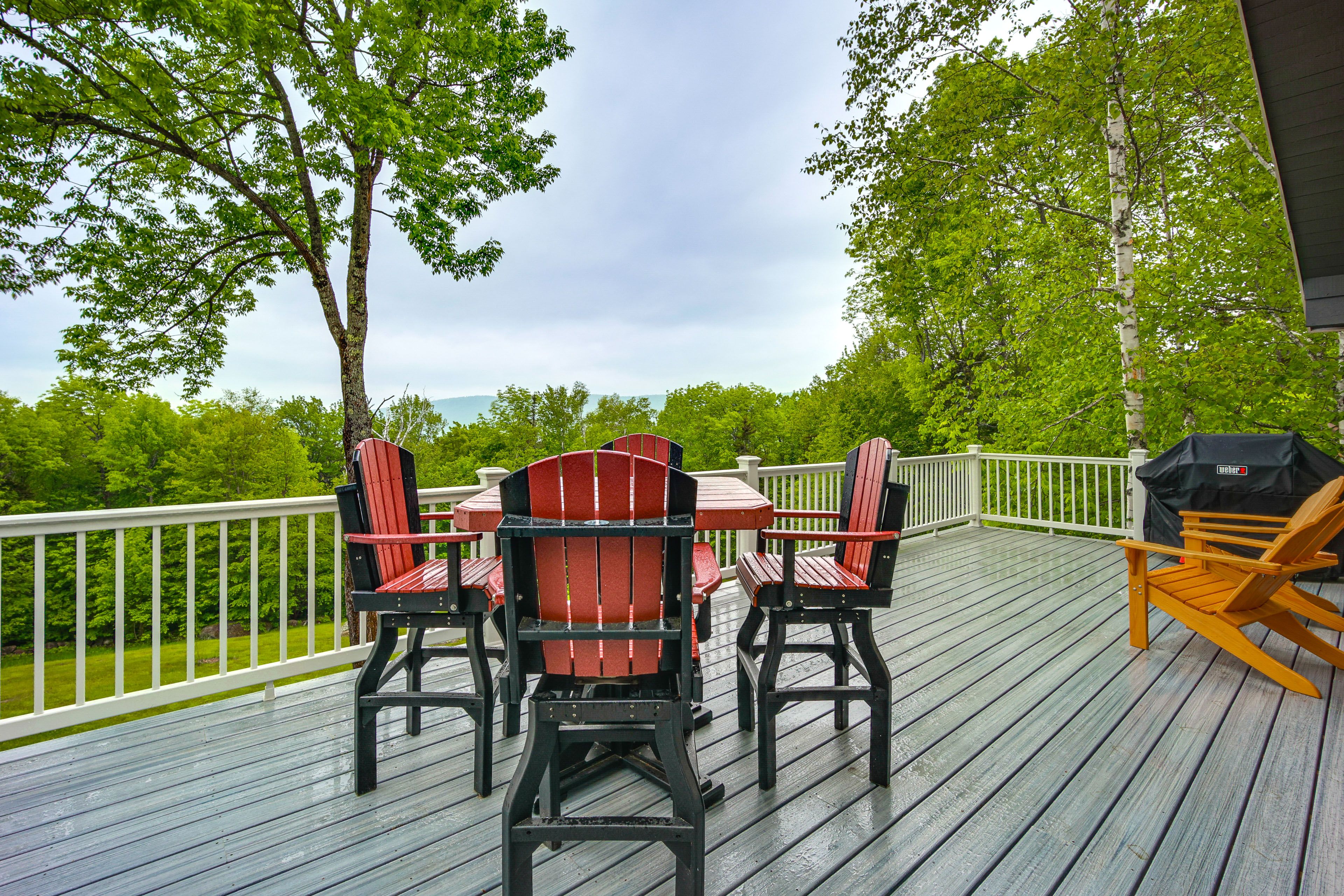Furnished Deck | Main Level | Mountain Views | Gas Grill