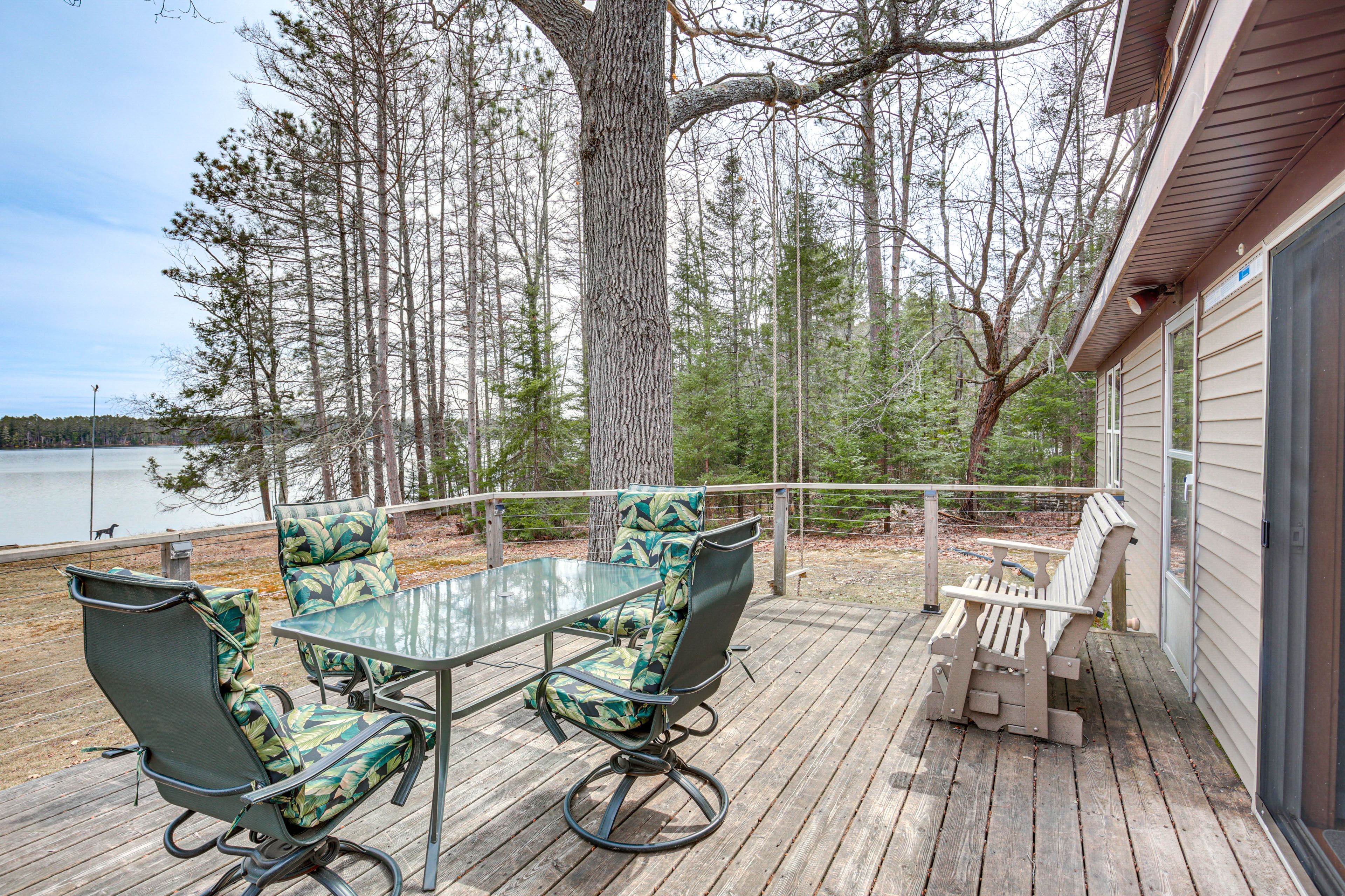Eagle River Vacation Rental | 4BR | 1BA | 1,440 Sq Ft | 3 Steps to Enter