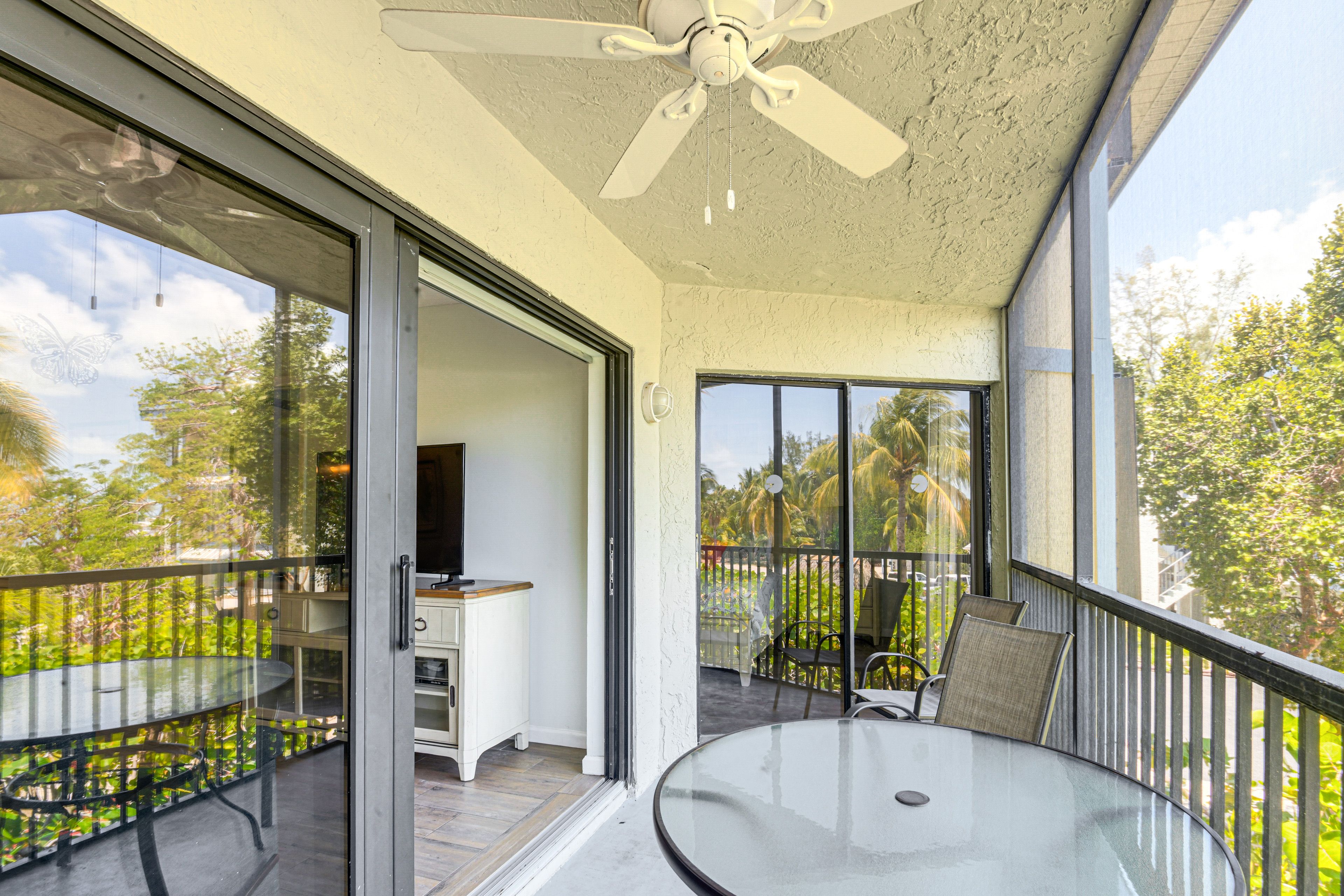 Screened Balcony | Access via Living Room