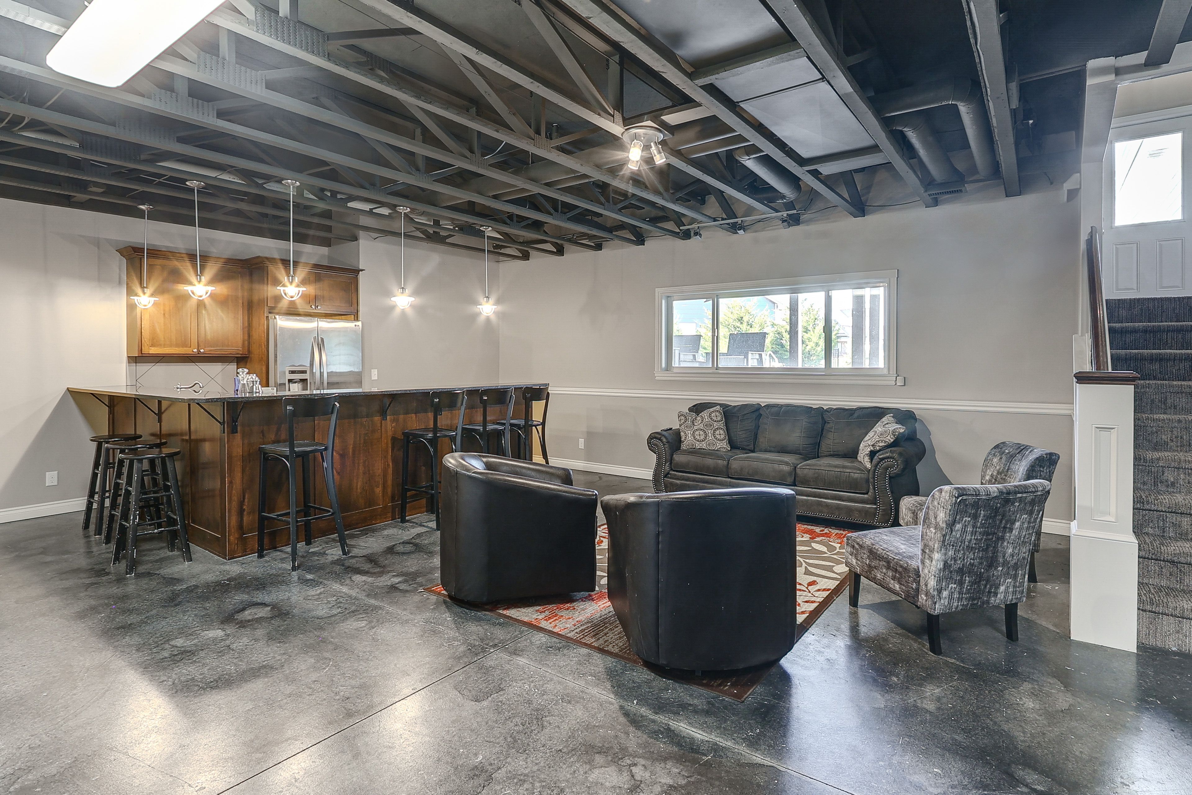 Sitting Room | Lower Floor | Full Sleeper Sofa