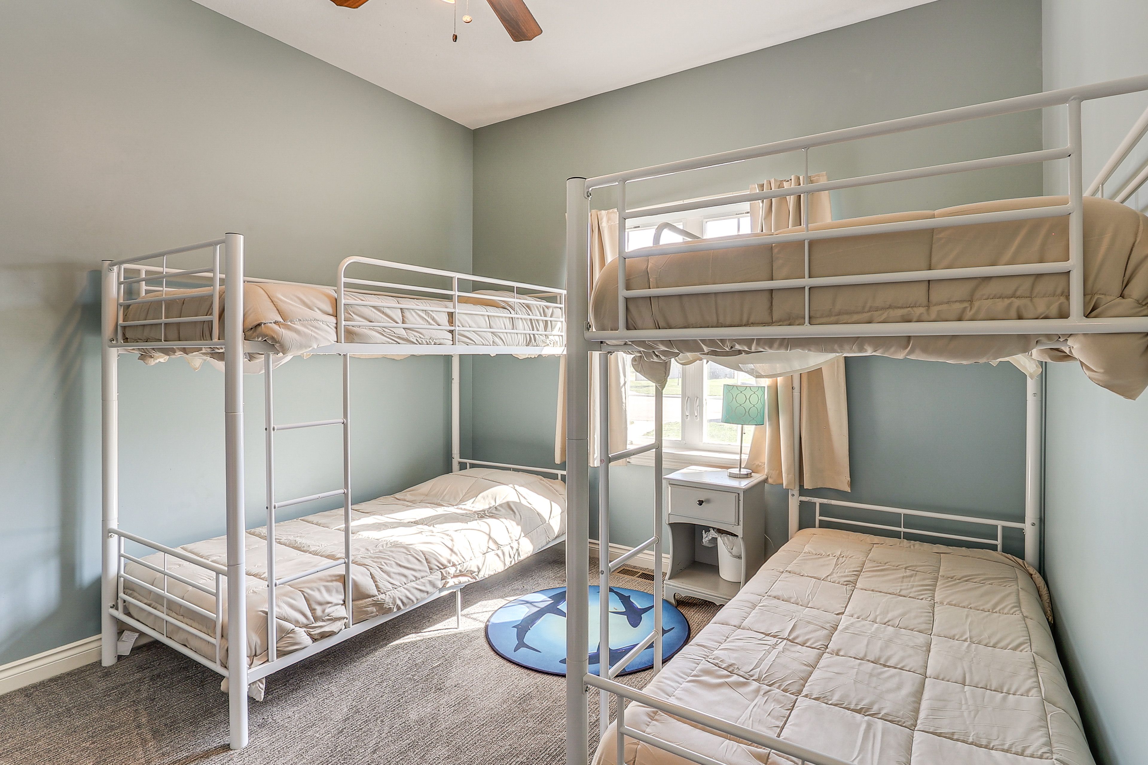 Bedroom 3 | Upper Floor | 2 Twin Bunk Beds | Linens Provided