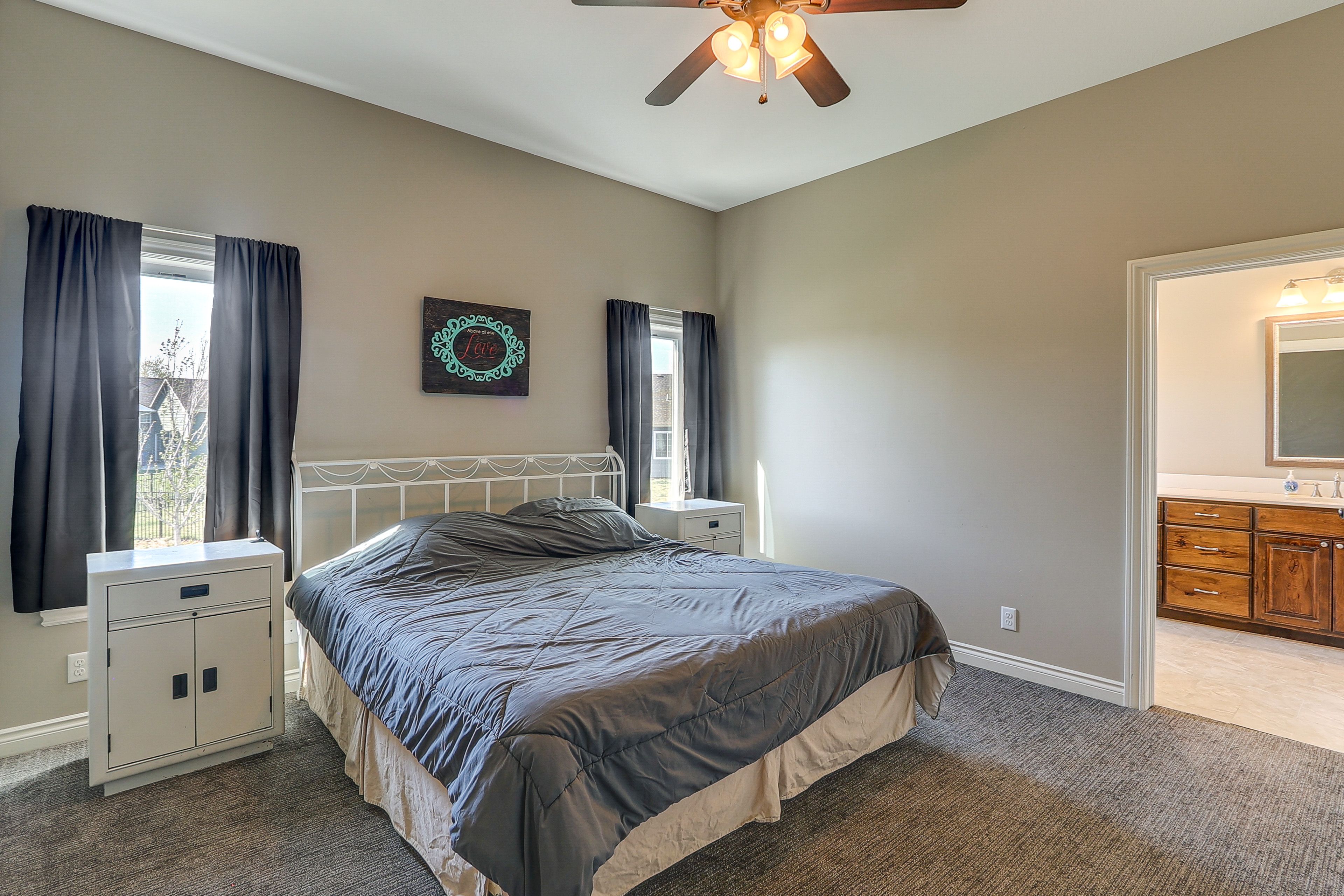 Bedroom 1 | Upper Floor | King Bed | Linens Provided