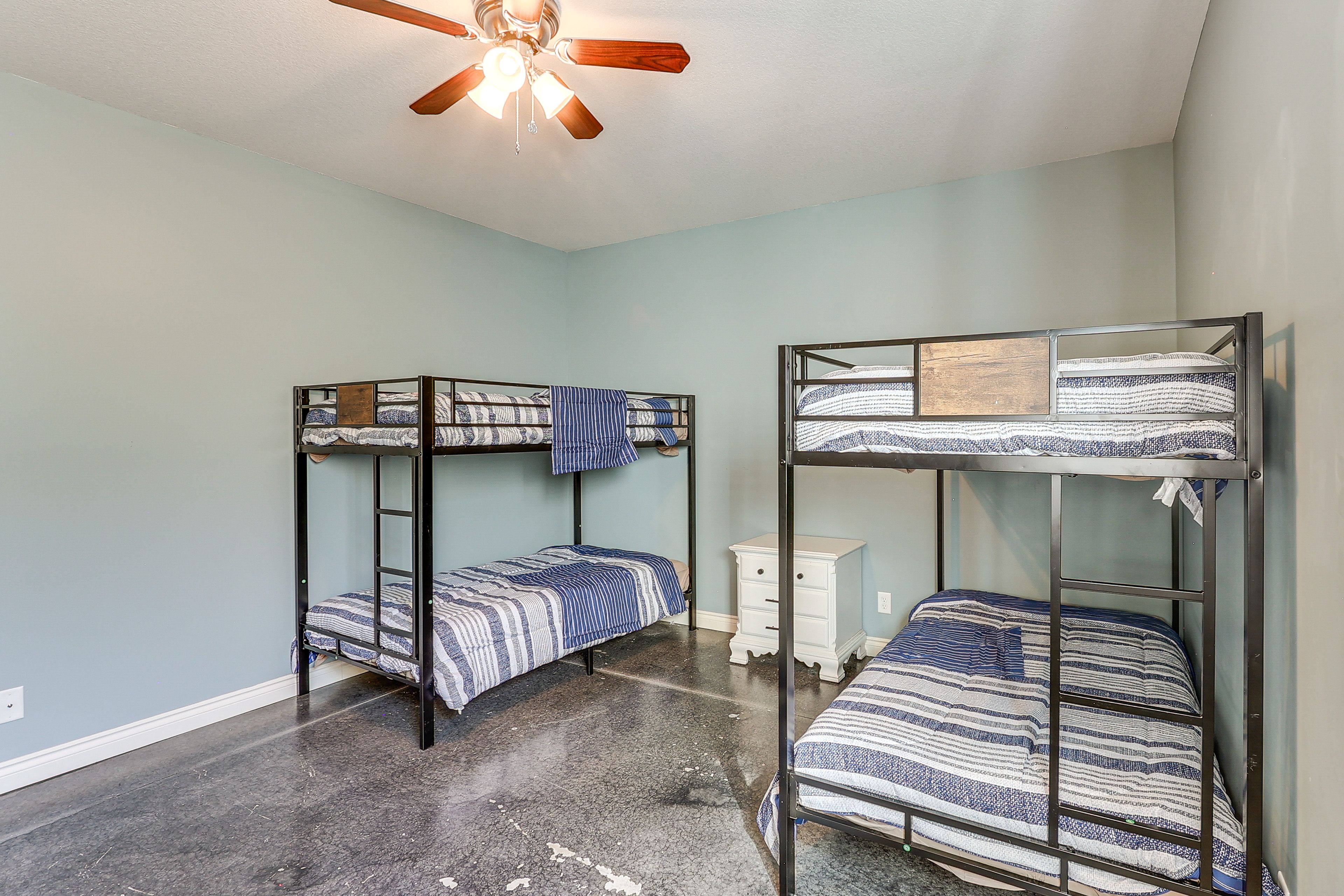 Bedroom 6 | Lower Floor | 2 Twin Bunk Beds | Linens Provided