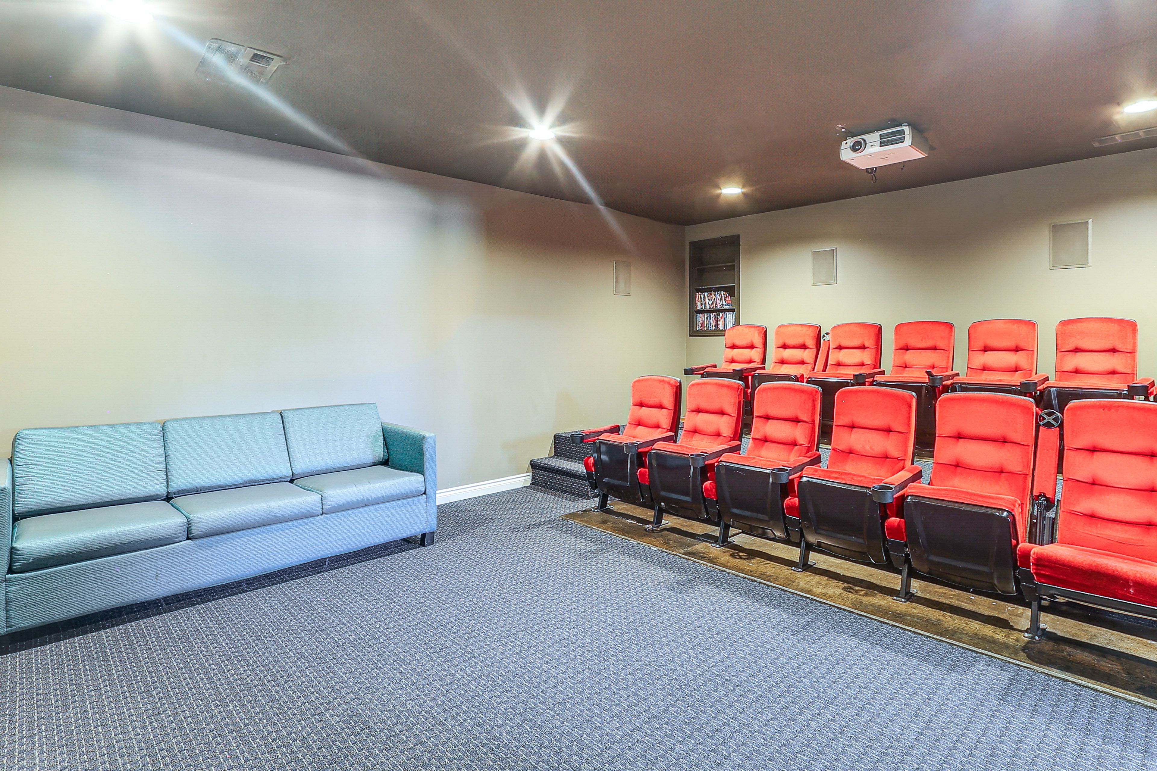 Screening Room | Lower Floor | 2 Full Sleeper Sofas