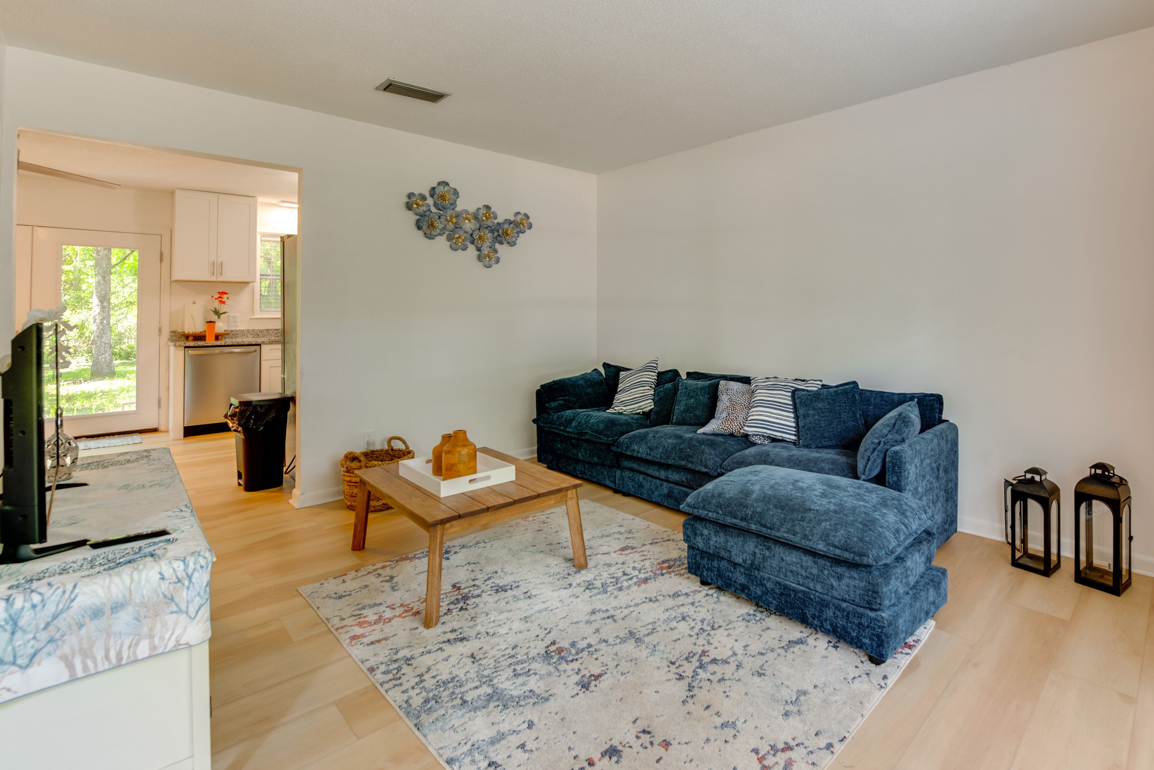 Living Room | Central Heat & A/C | Free WiFi | Smart TV w/ Guest Login
