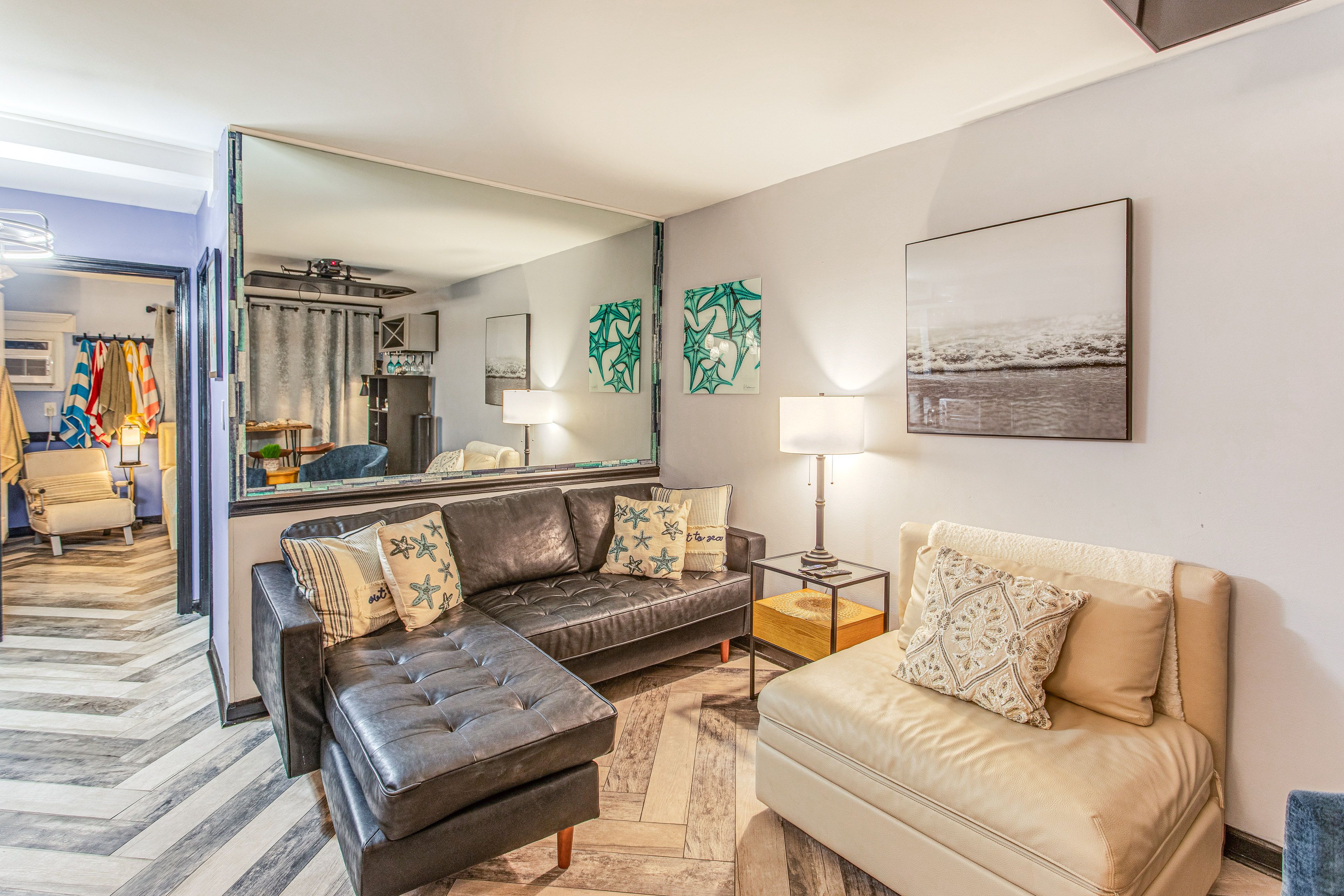 Living Area | Twin Sleeper Sofa | Smart TV | Free WiFi