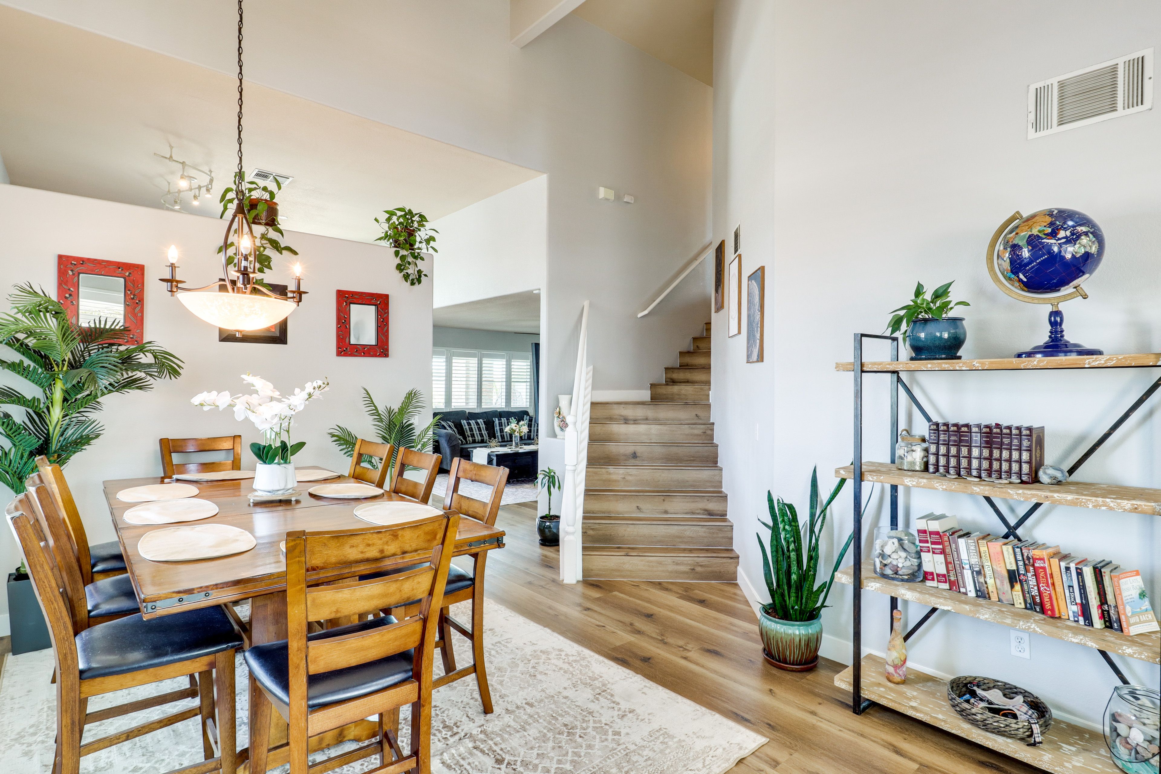 Dining Area | Dishware & Flatware | 1st Floor