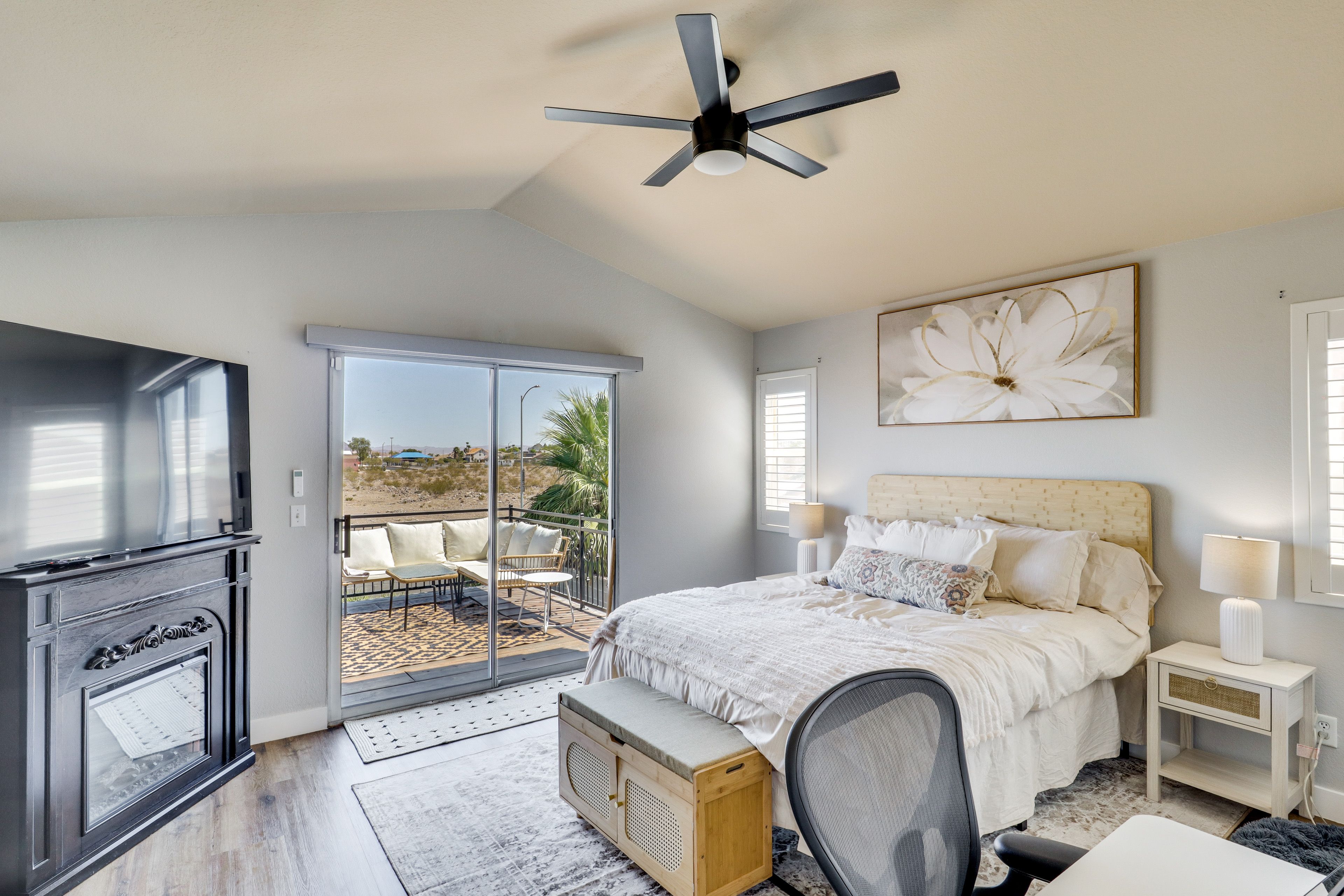 Bedroom 1 | Queen Bed | Private Balcony | 2nd Floor