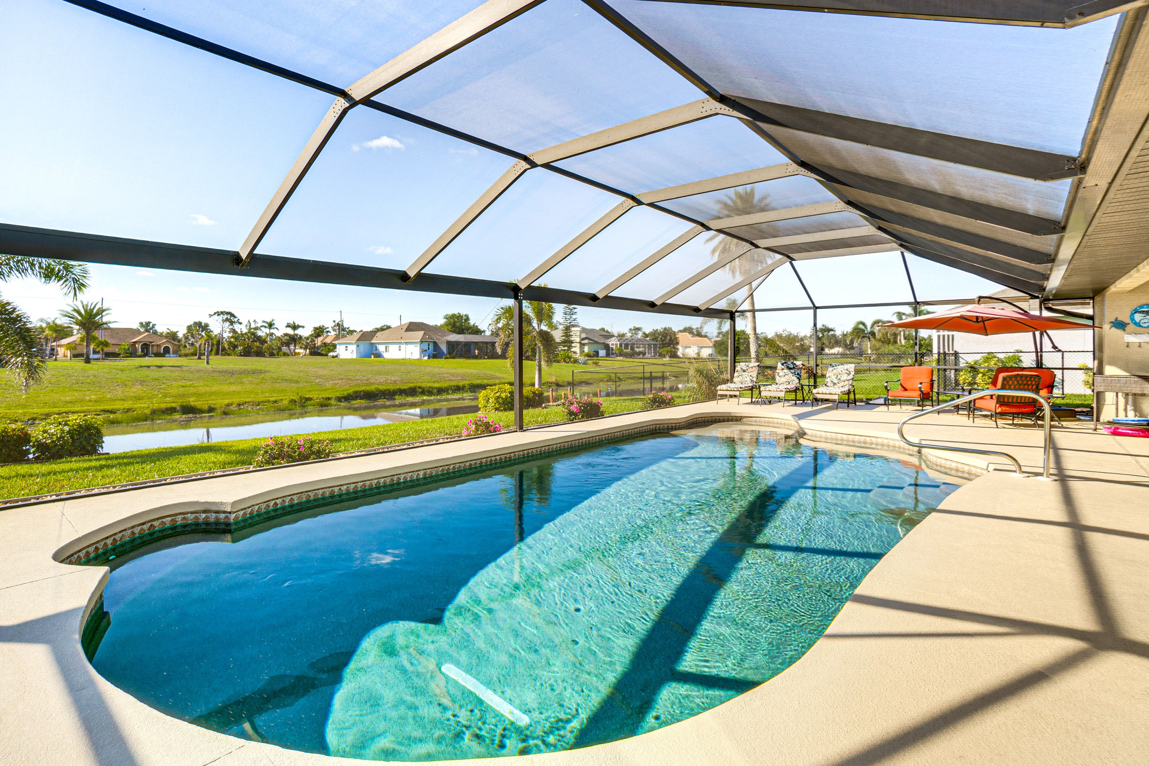 Rotonda West Vacation Rental | 3BR | 2BA | 1 Step to Enter | 1,638 Sq Ft