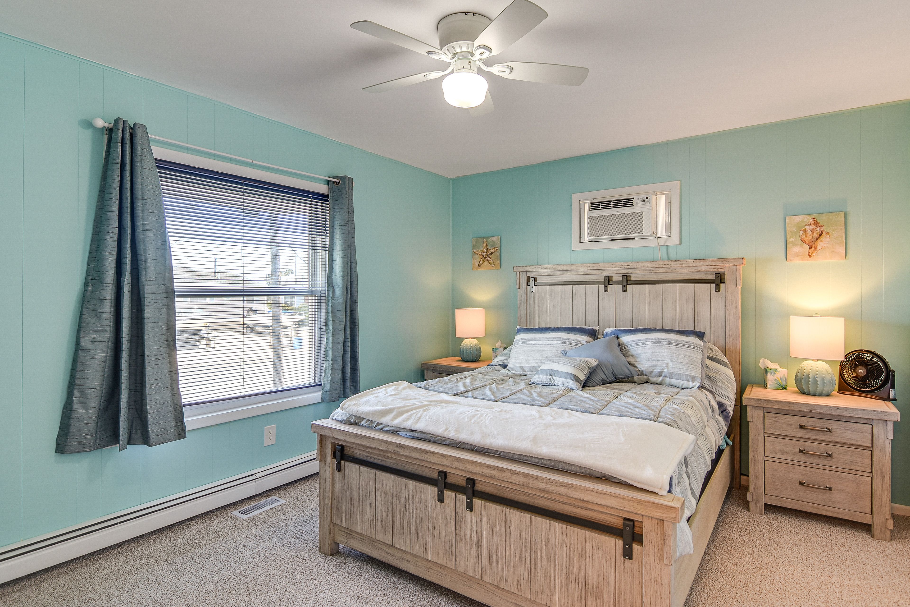 Bedroom 2 | Queen Bed | Smart TV | Wall A/C Unit