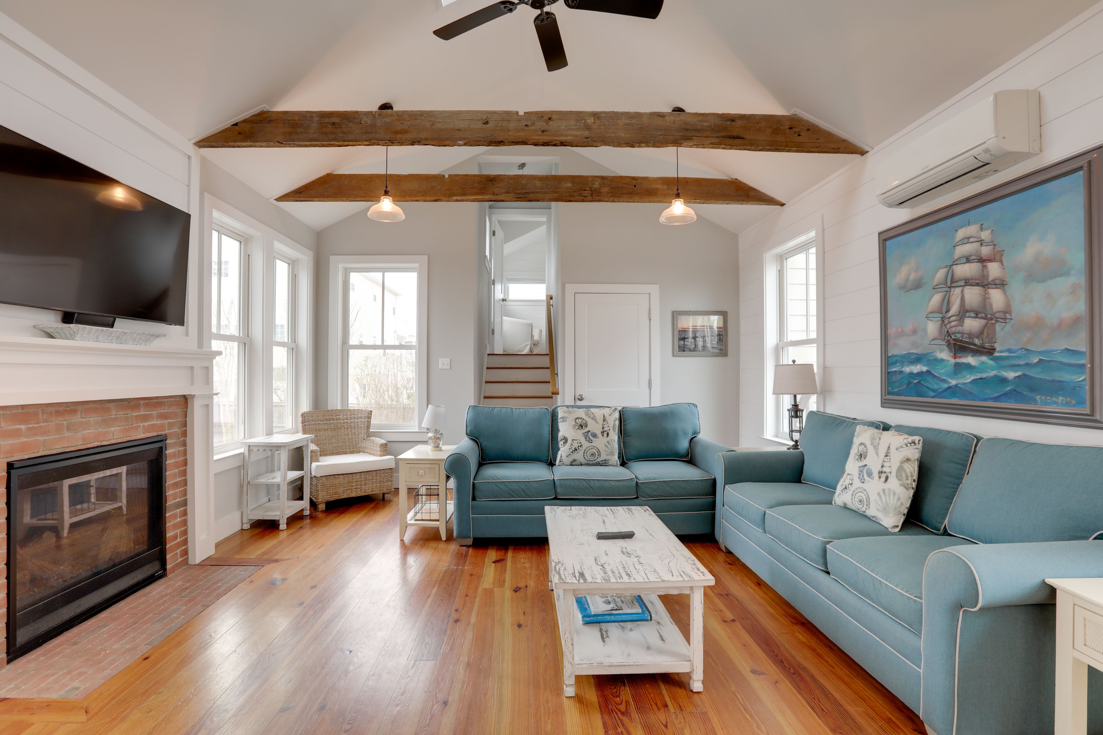 Living Room | 2-Story House | In-Unit Laundry