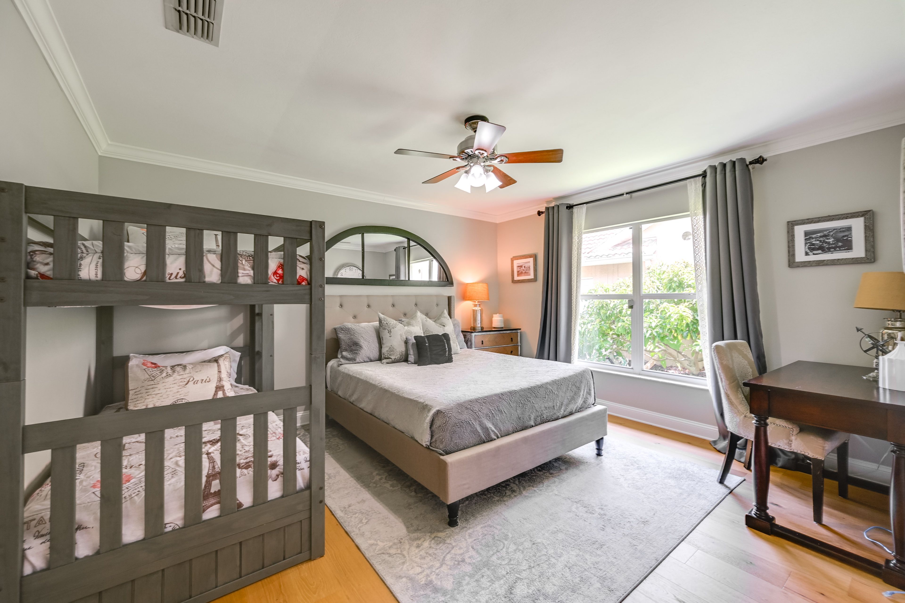 Bedroom 3 | Queen Bed | Twin Bunk Bed