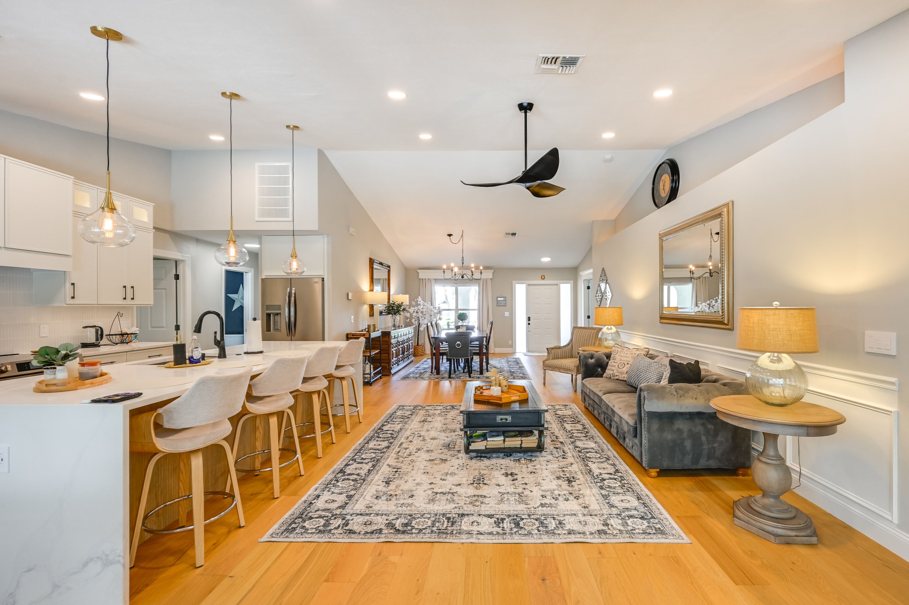 Open Living/Kitchen Space