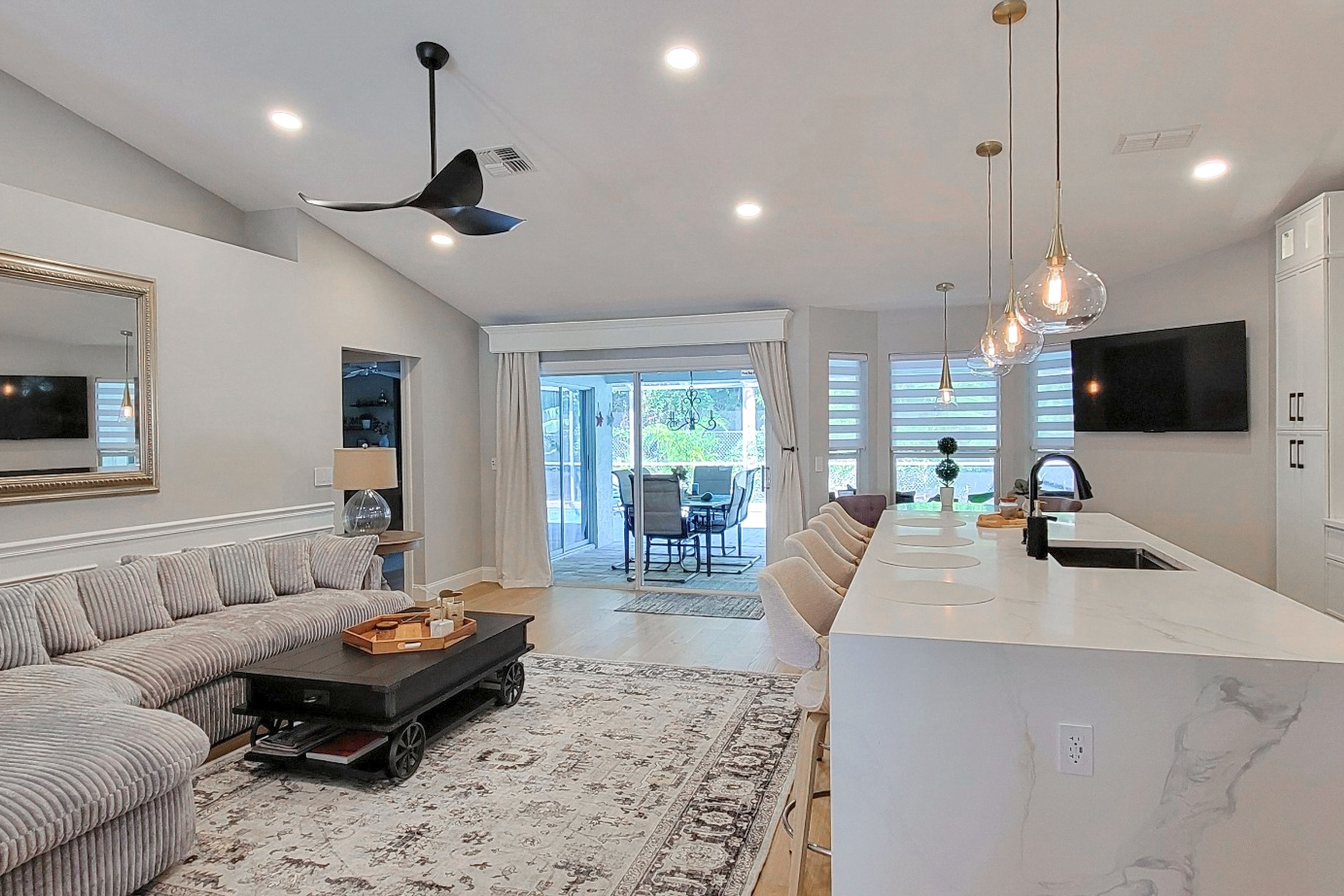 Living Area | Queen Sleeper Sofa