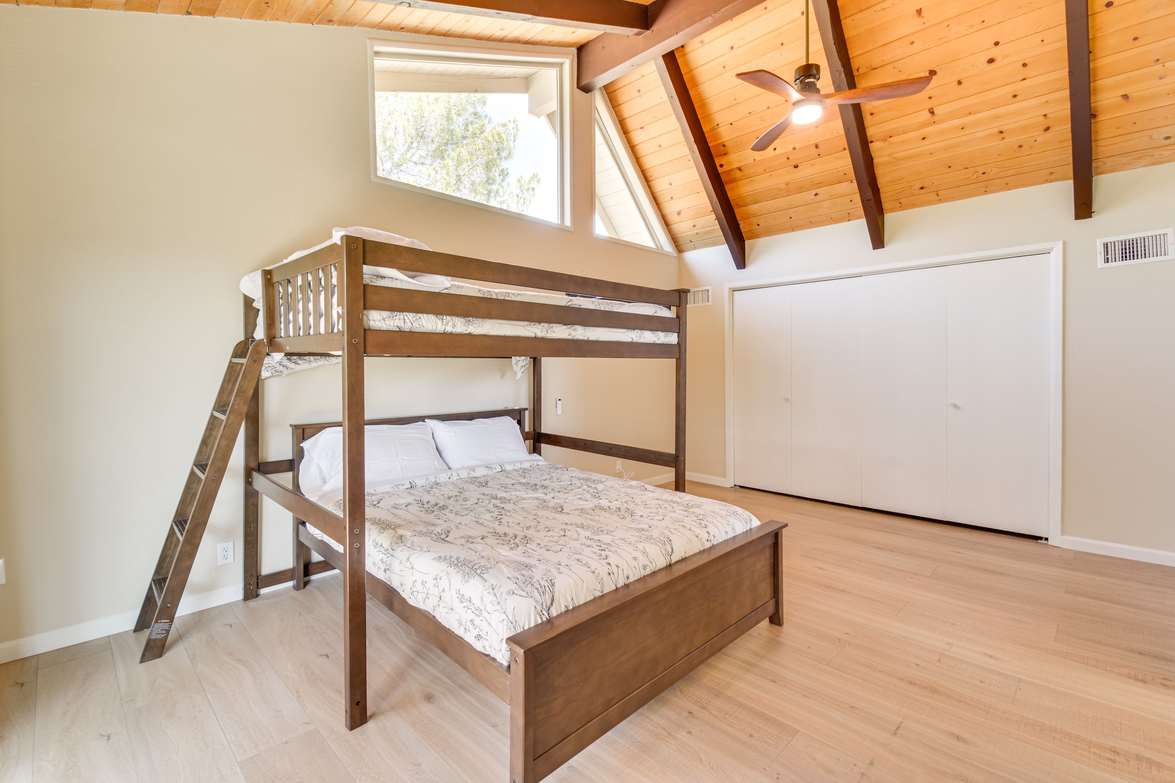 Bedroom 2 | 2nd Floor | Queen Bed | Lofted Full Bed | Balcony Access