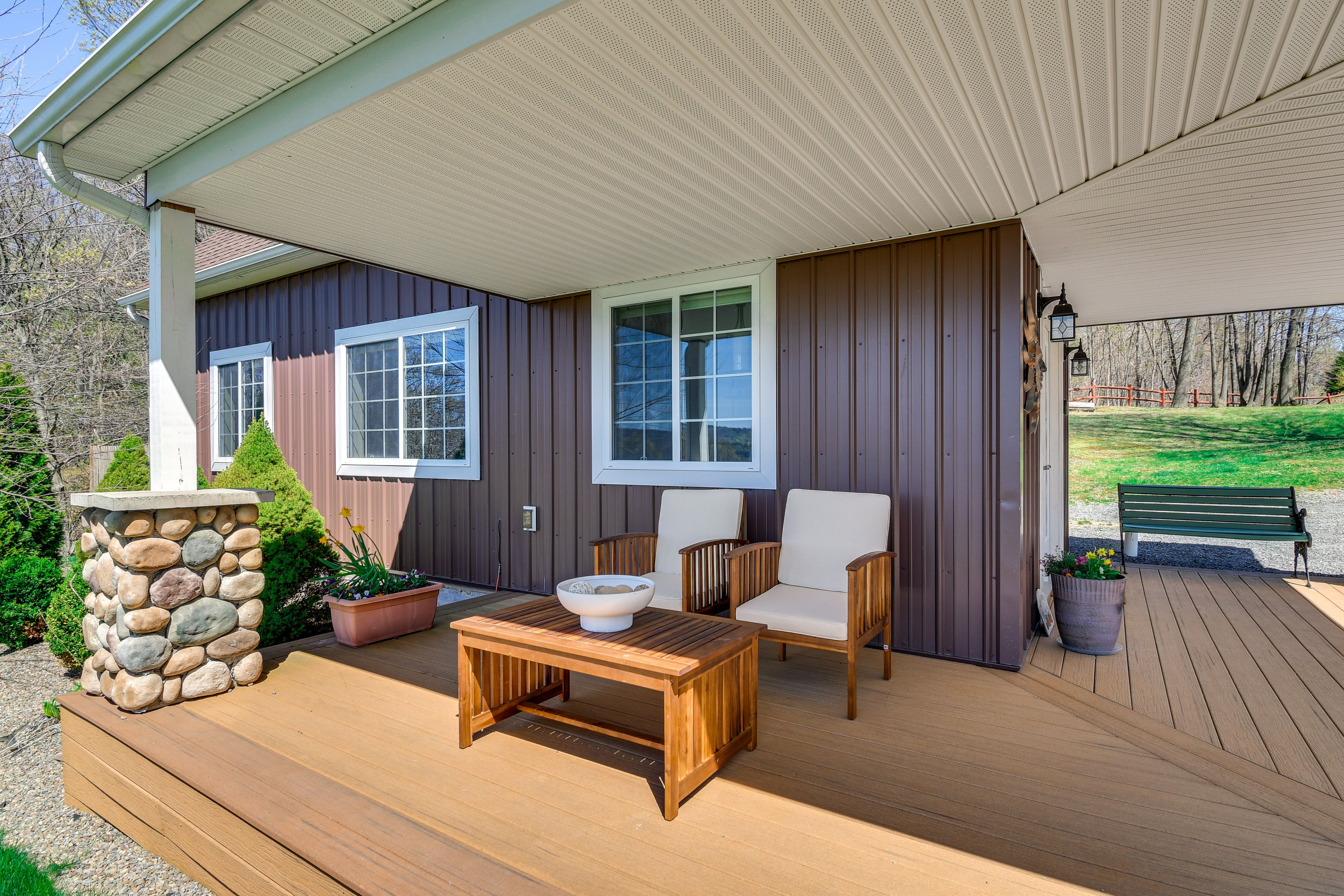 Covered Porch | Electric Grill