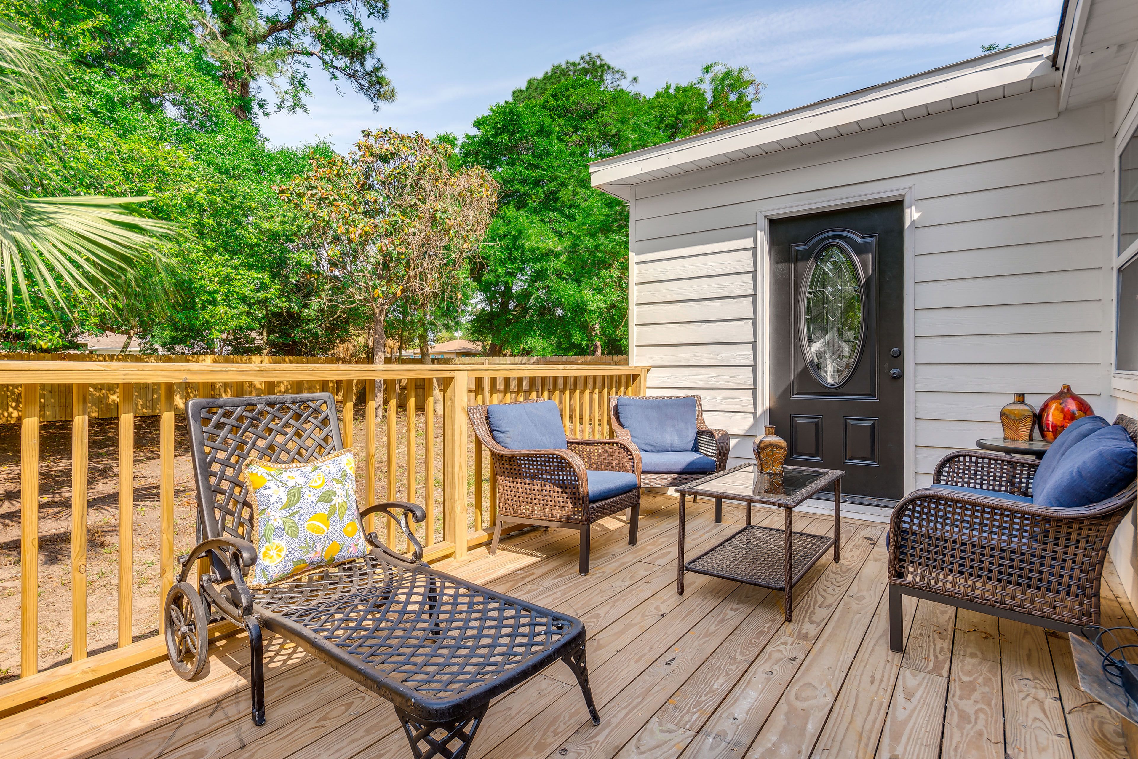 Pensacola Vacation Rental | 3BR | 3BA | 3 Steps to Enter | 1,850 Sq Ft