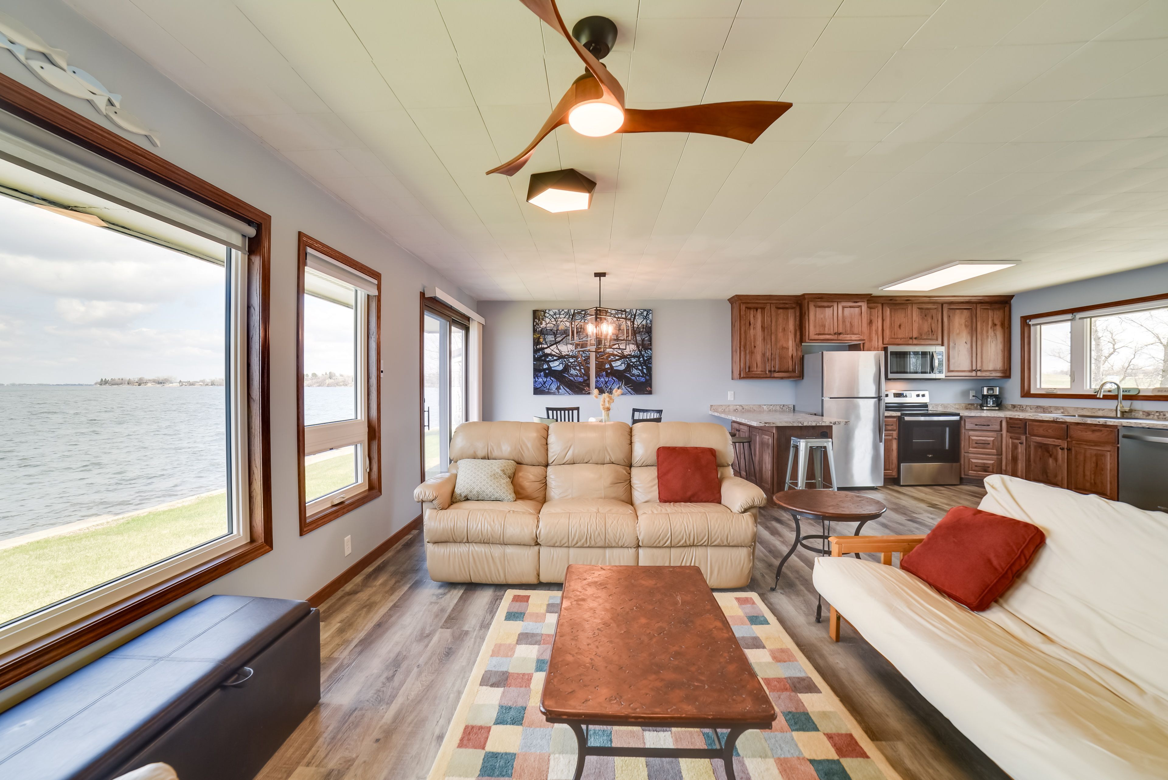 Watertown Vacation Rental | 2BR | 1BA | 960 Sq Ft | 4 Steps Required
