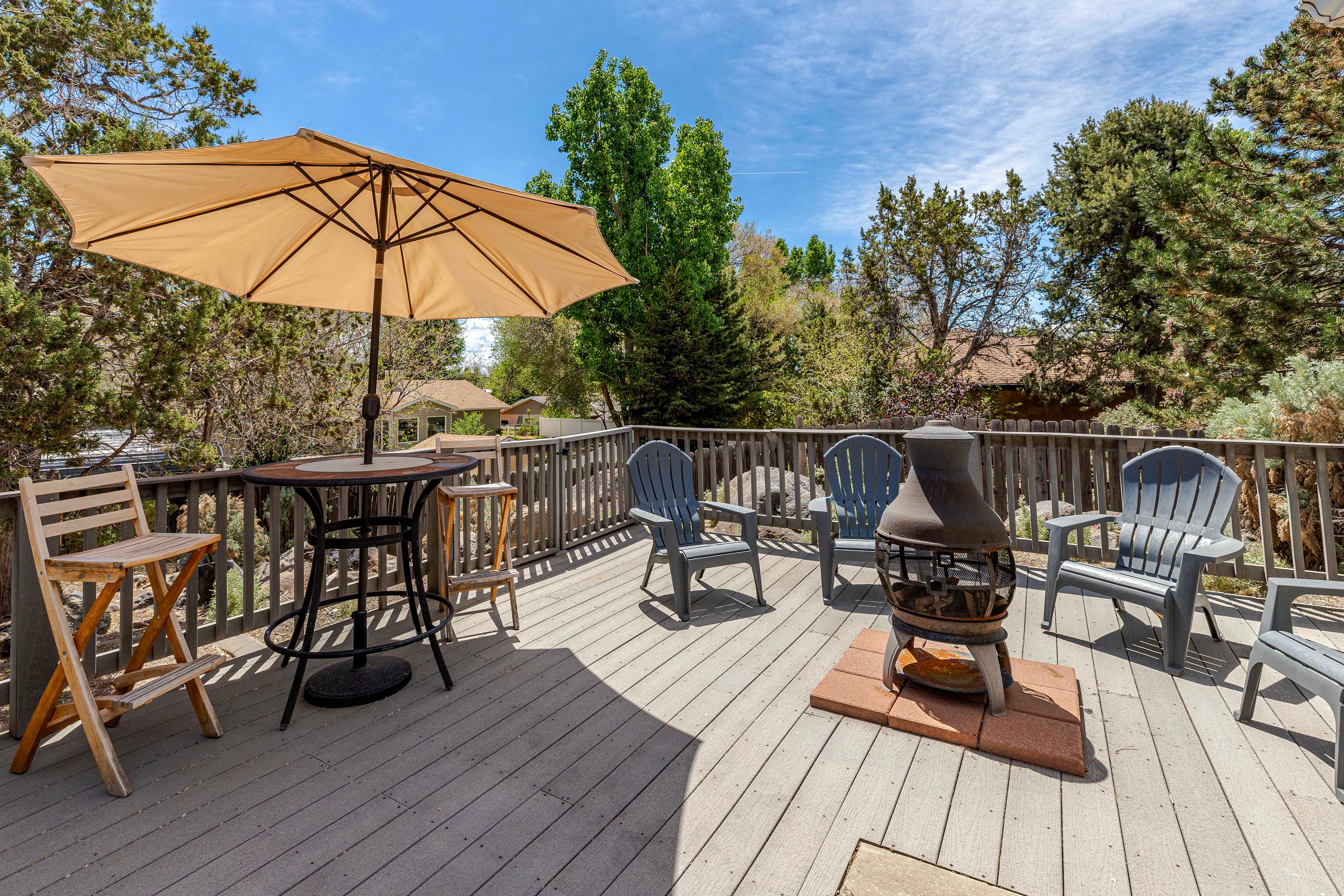 Deck | Grill | Chiminea | Fenced Yard | Single-Story Home