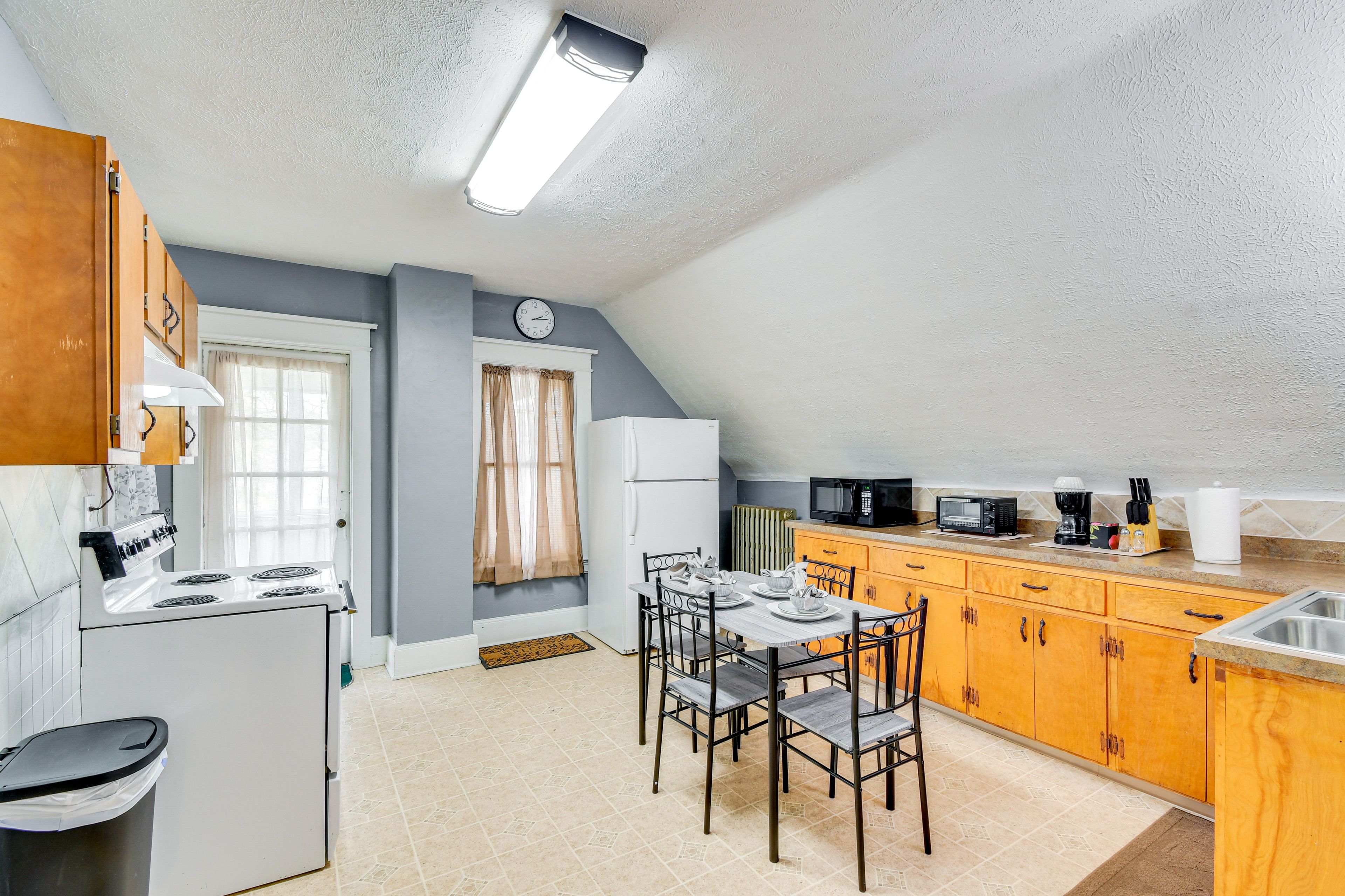 Kitchen & Dining Area | Drip Coffee Maker | Toaster Oven | Cooking Basics