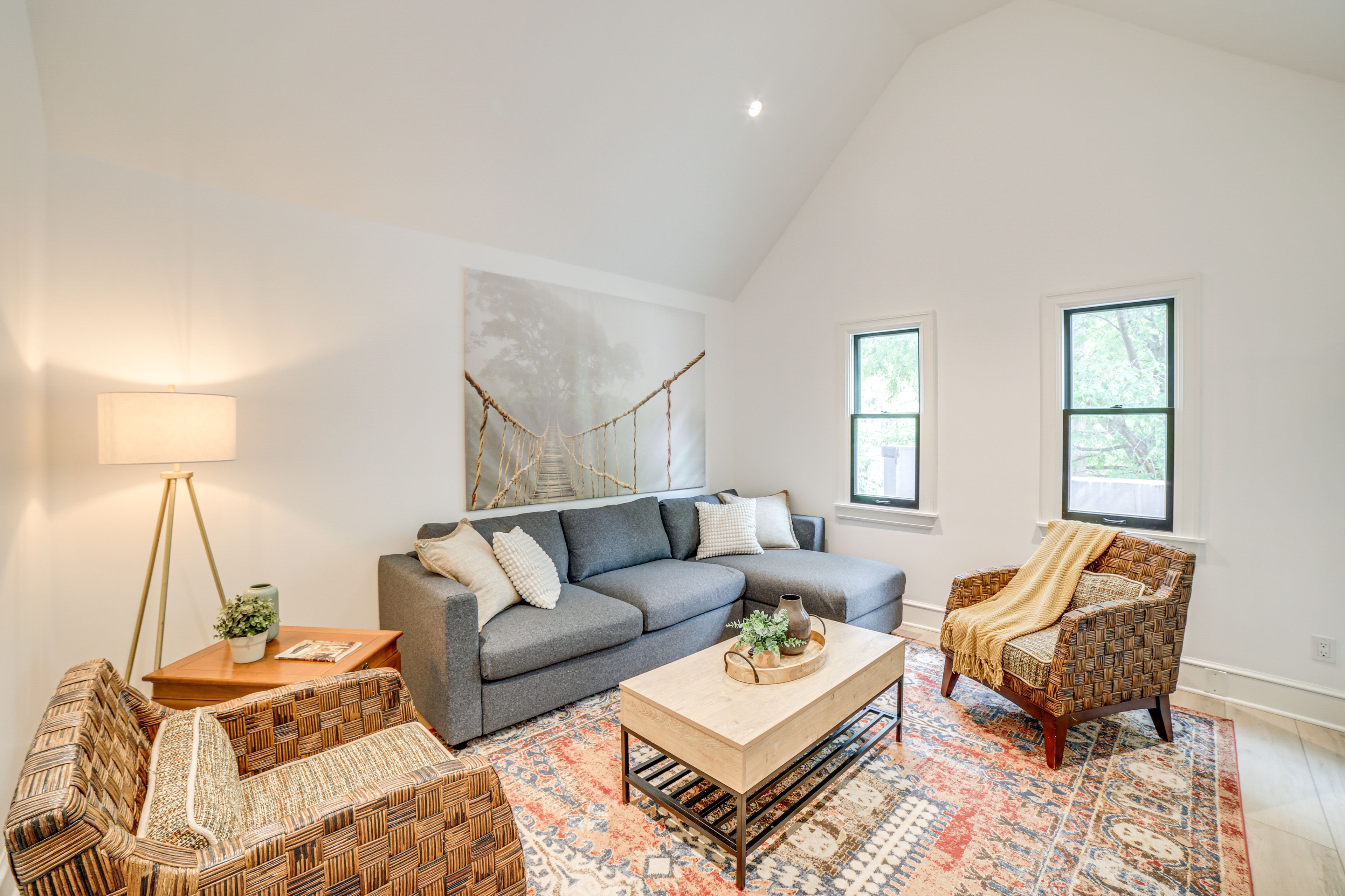 Grand Rapids Vacation Rental | 3BR | 2BA | Stairs Required | 1,114 Sq Ft